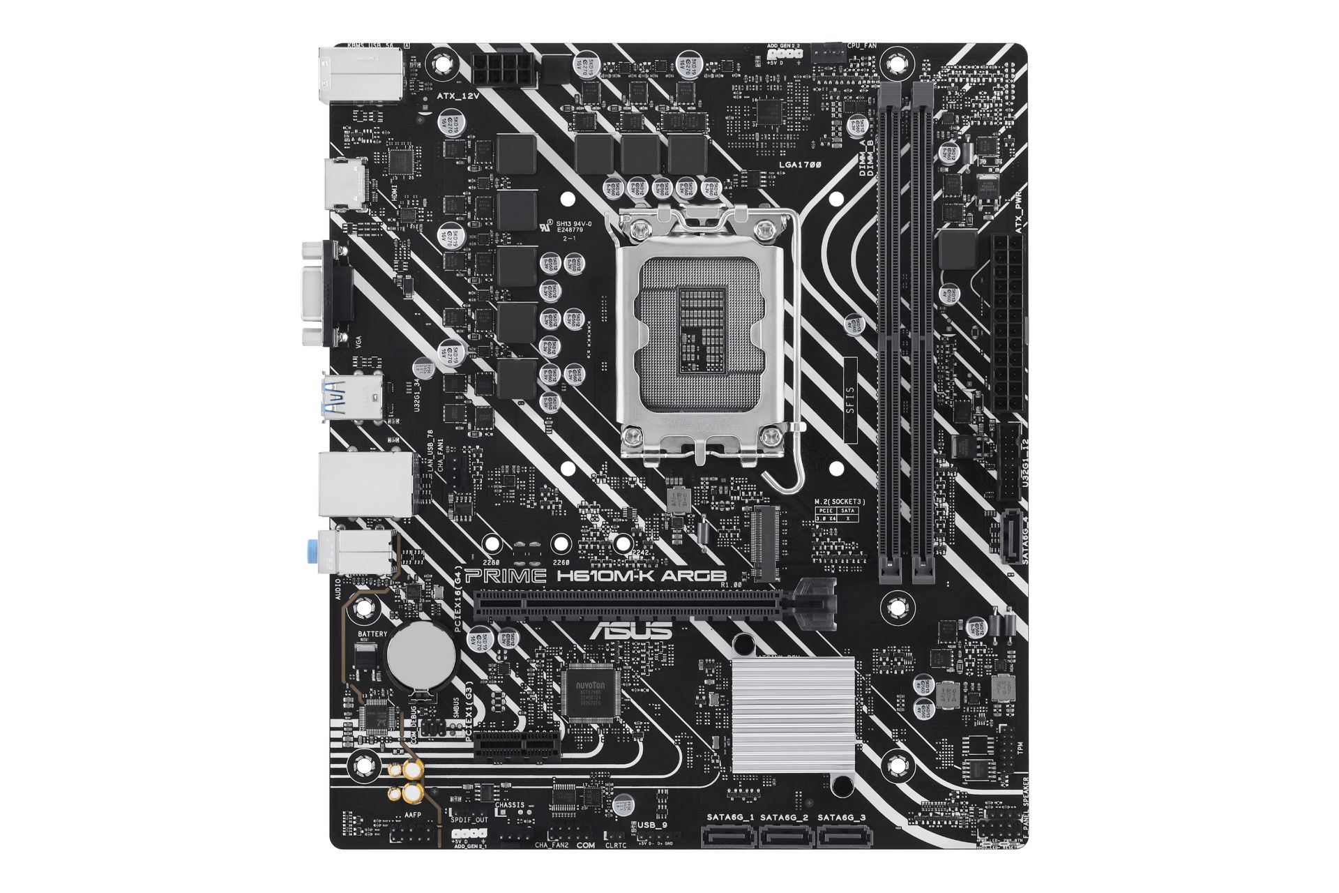 مادربرد ایسوس ASUS PRIME H610M-K ARGB