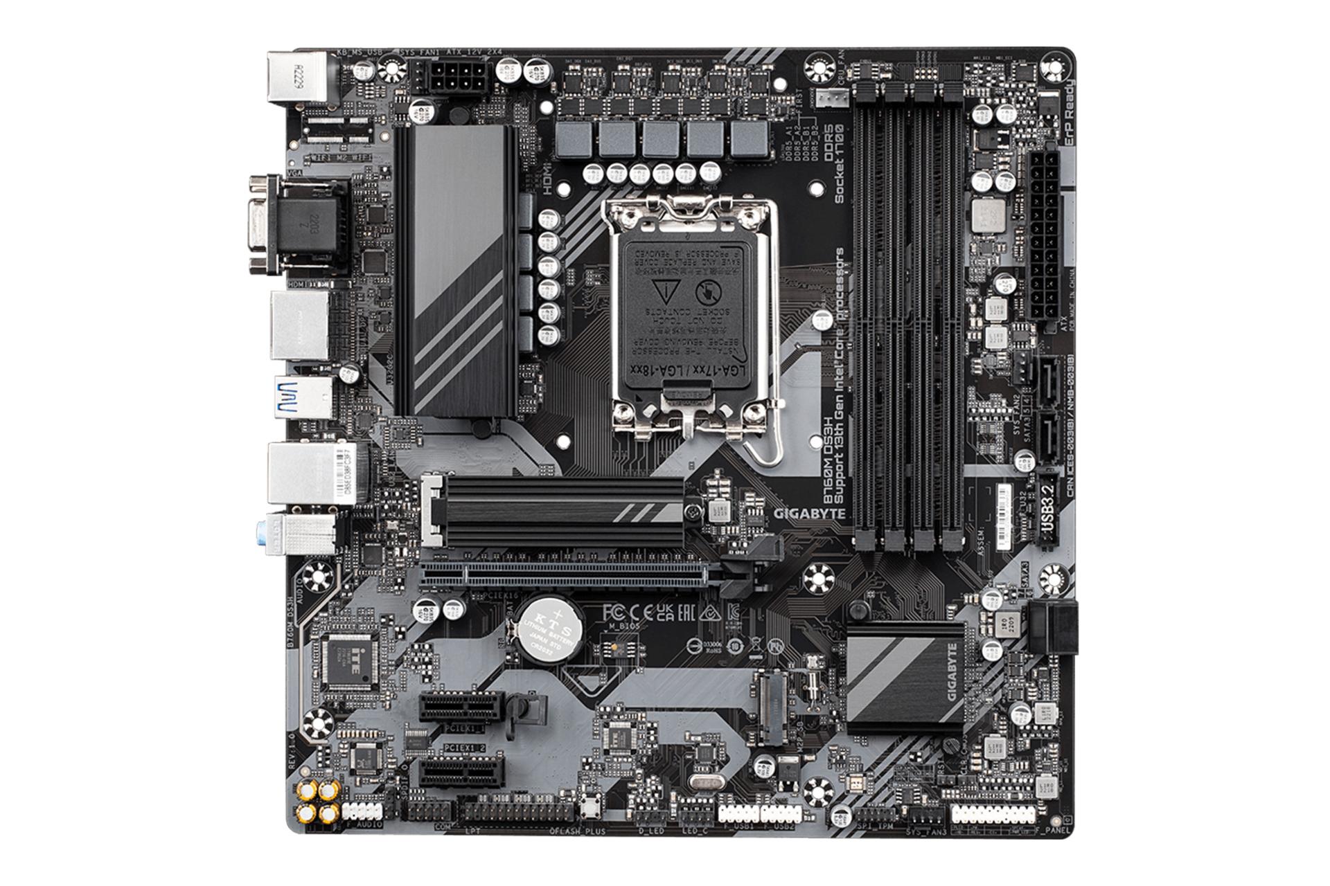 مادربرد گیگابایت GIGABYTE B760M DS3H (rev. 1.0)