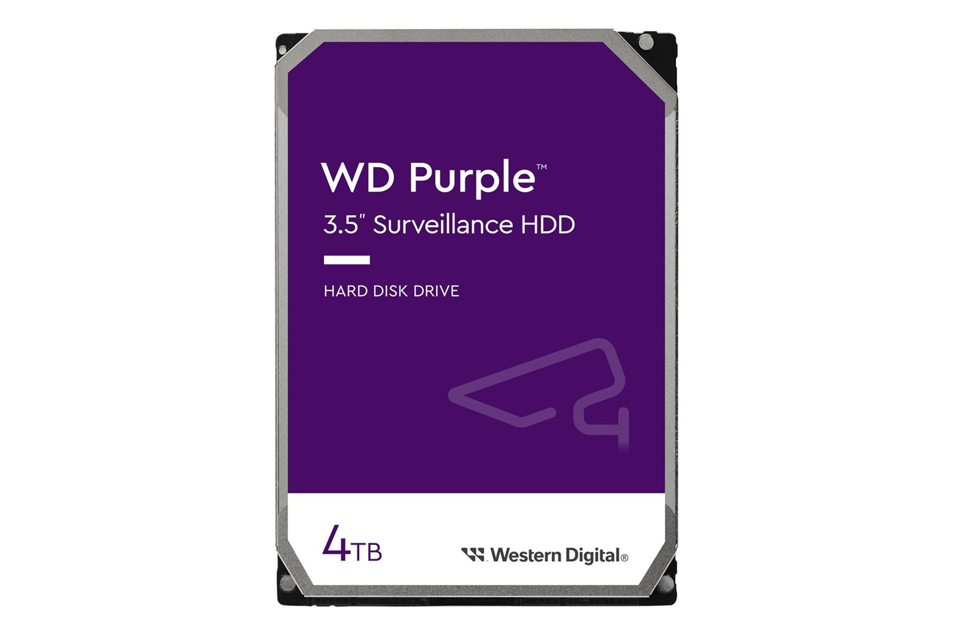 مرجع متخصصين ايران هارد ديسك وسترن ديجيتال Western Digital Purple Surveillance WD43PURZ SATA 3.5 Inch 4TB