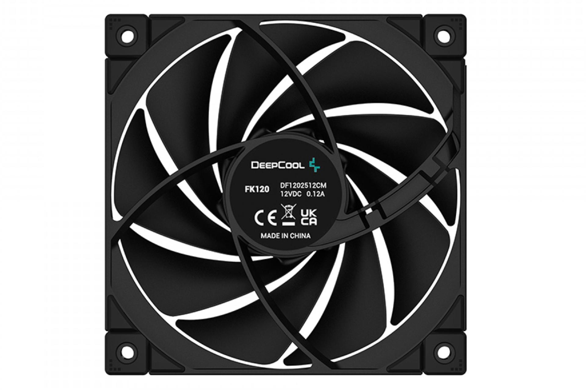 نمای پشت و بدنه فن کیس دیپ کول FK120 3in1