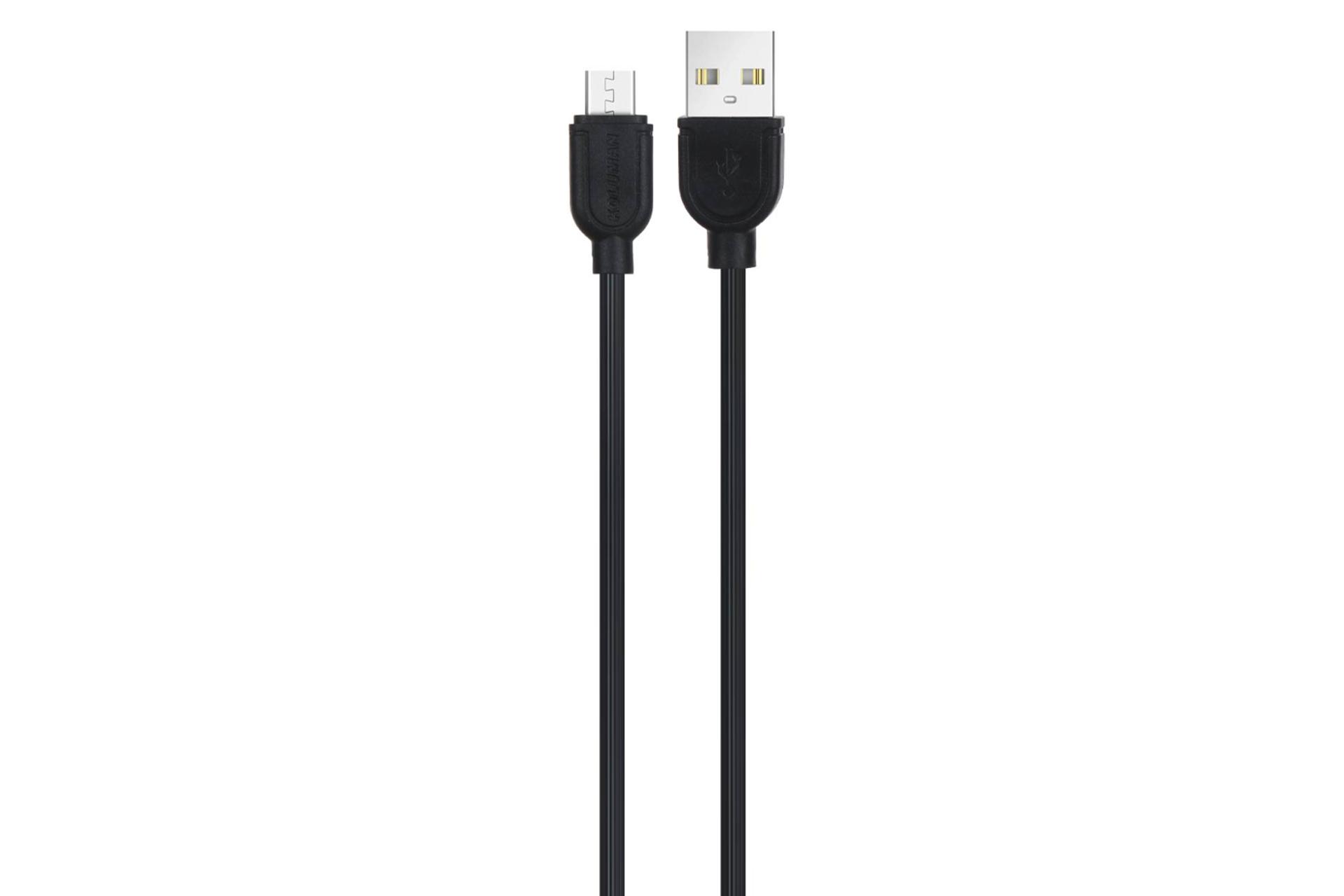 کابل شارژ USB کلومن Type-A به Micro-USB مدل KD-15 با طول 1 متر