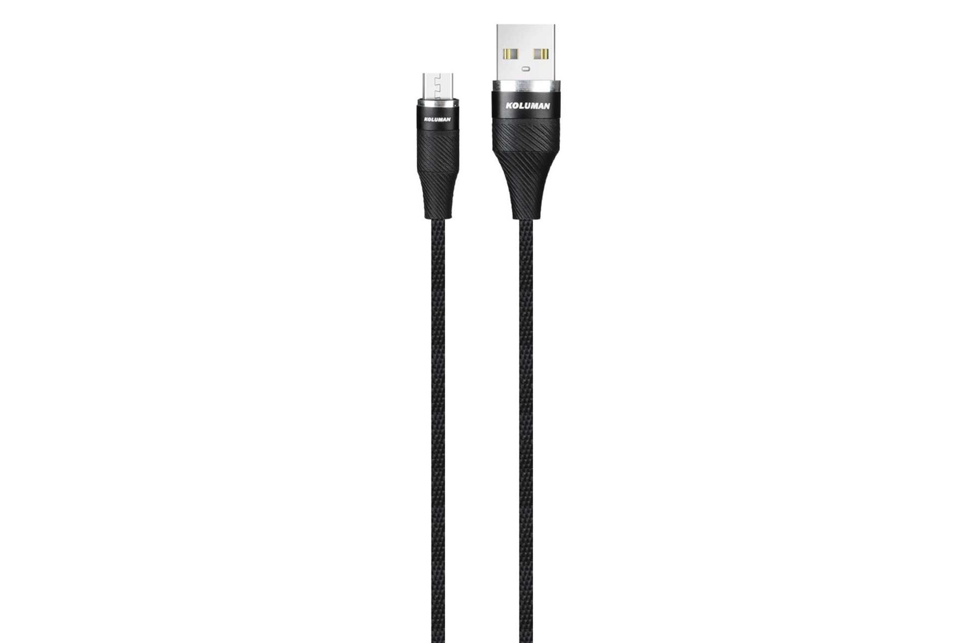 کابل شارژ USB کلومن Type-A به Micro-USB مدل KD-63 با طول 1 متر