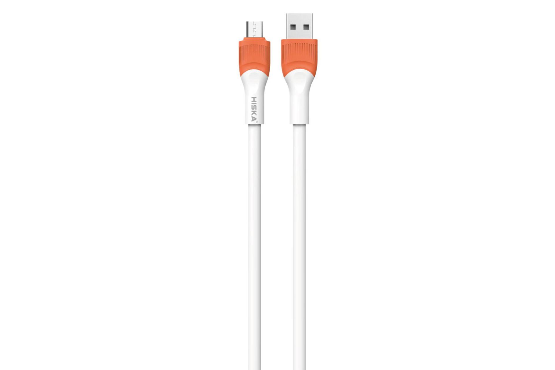 کابل شارژ USB هیسکا Type-A به Micro-USB مدل LX-871AM با طول 1 متر