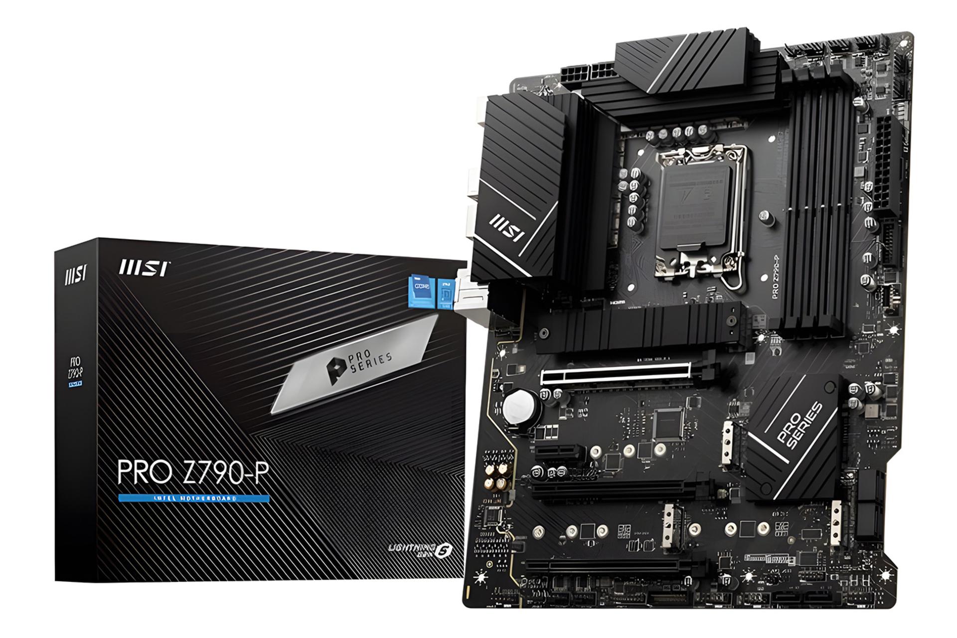 مادربرد ام اس آی MSI PRO Z790-P به همراه جعبه