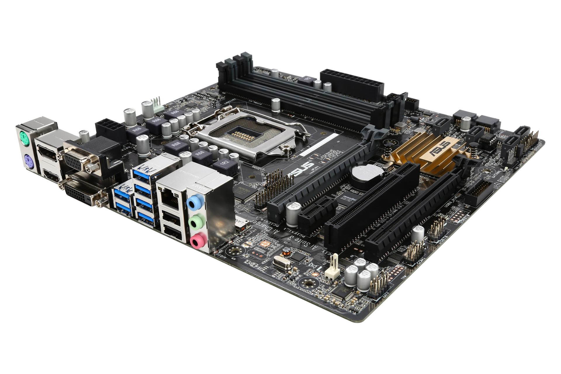 نمای کناری مادربرد ایسوس ASUS Q170M-C