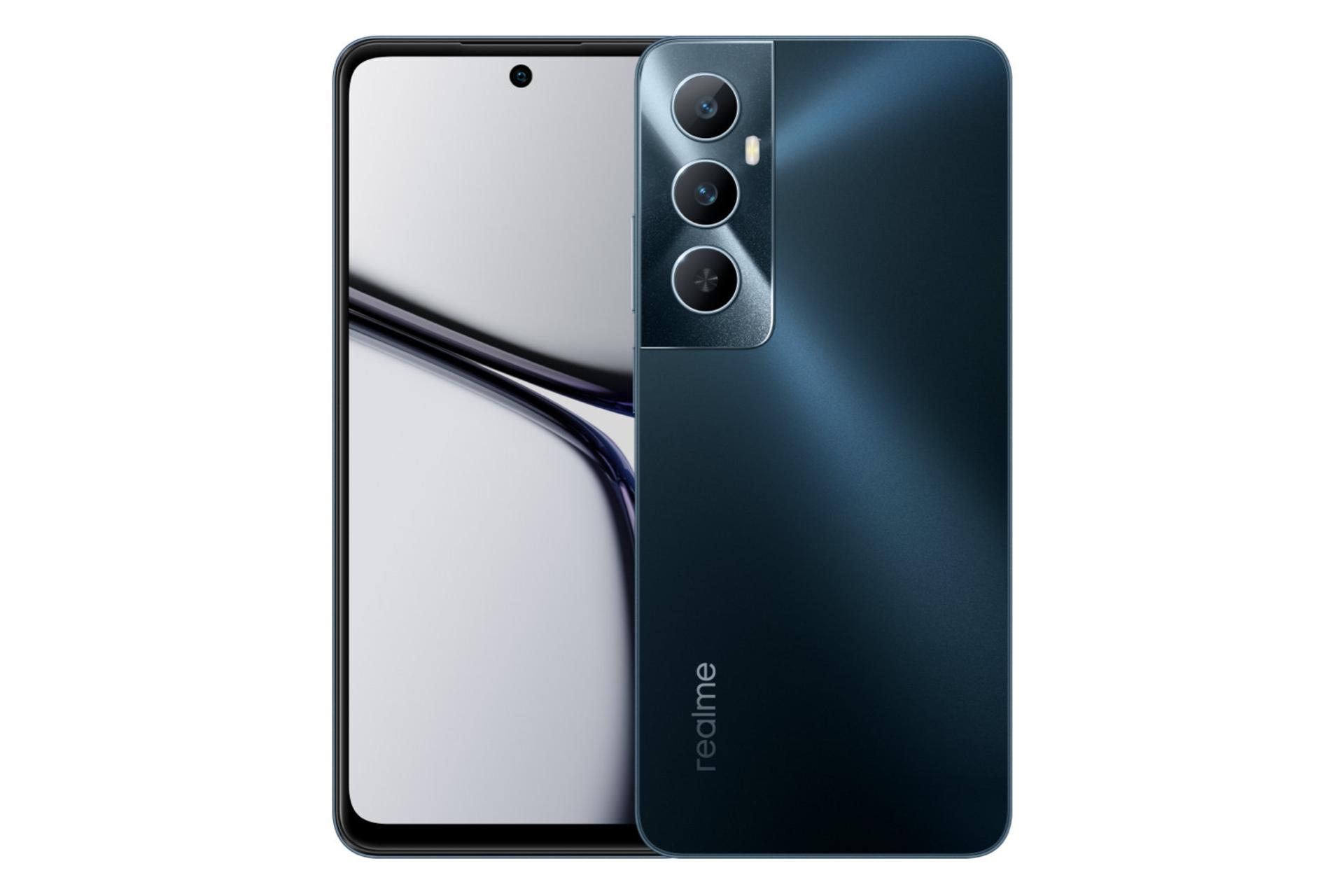 پنل جلو و پشت گوشی موبایل ریلمی Realme C65 سرمه ای تیره