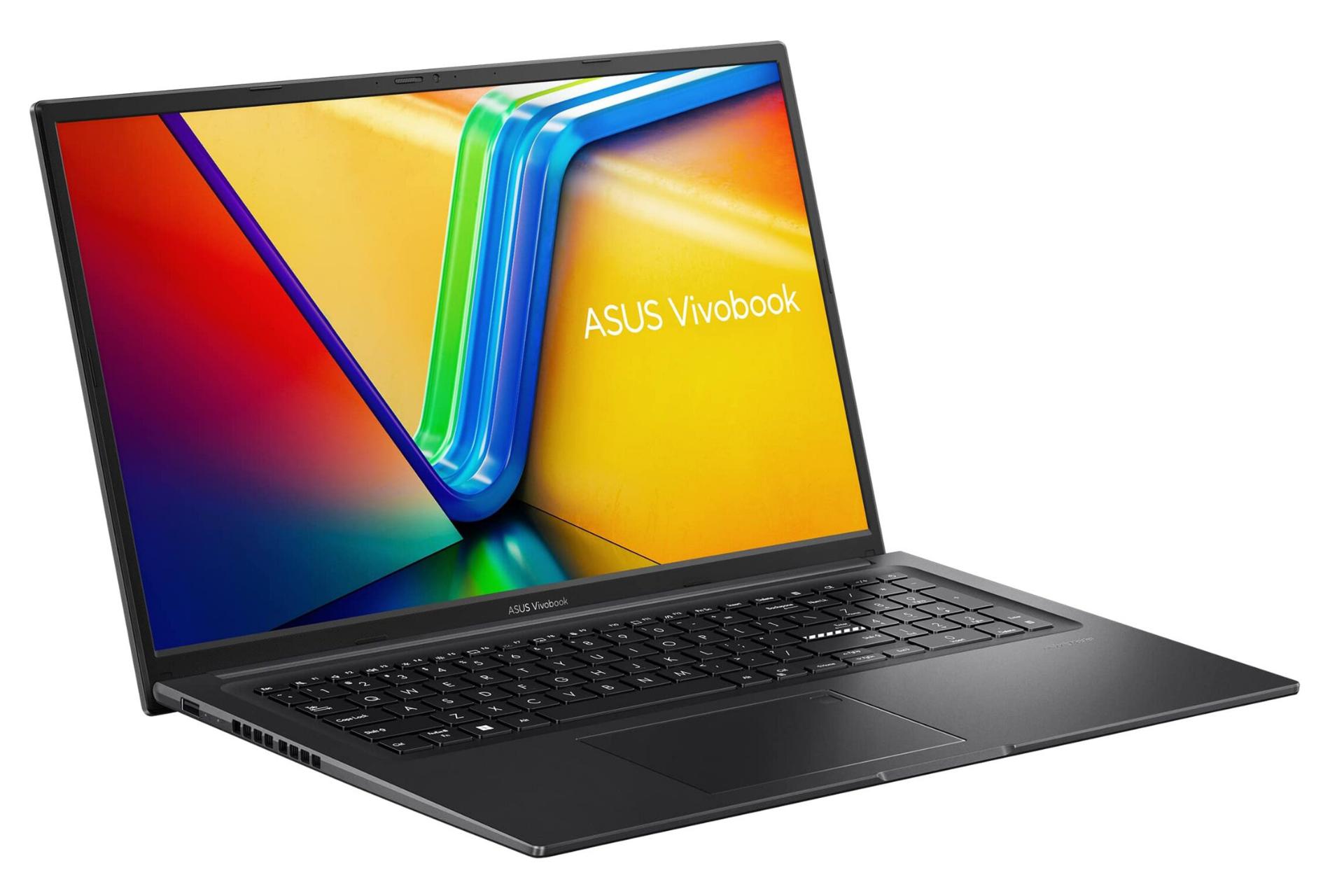 نمای  روبه روی سمت چپ لپ تاپ ایسوس مدلVivoBook 17X M3704YA