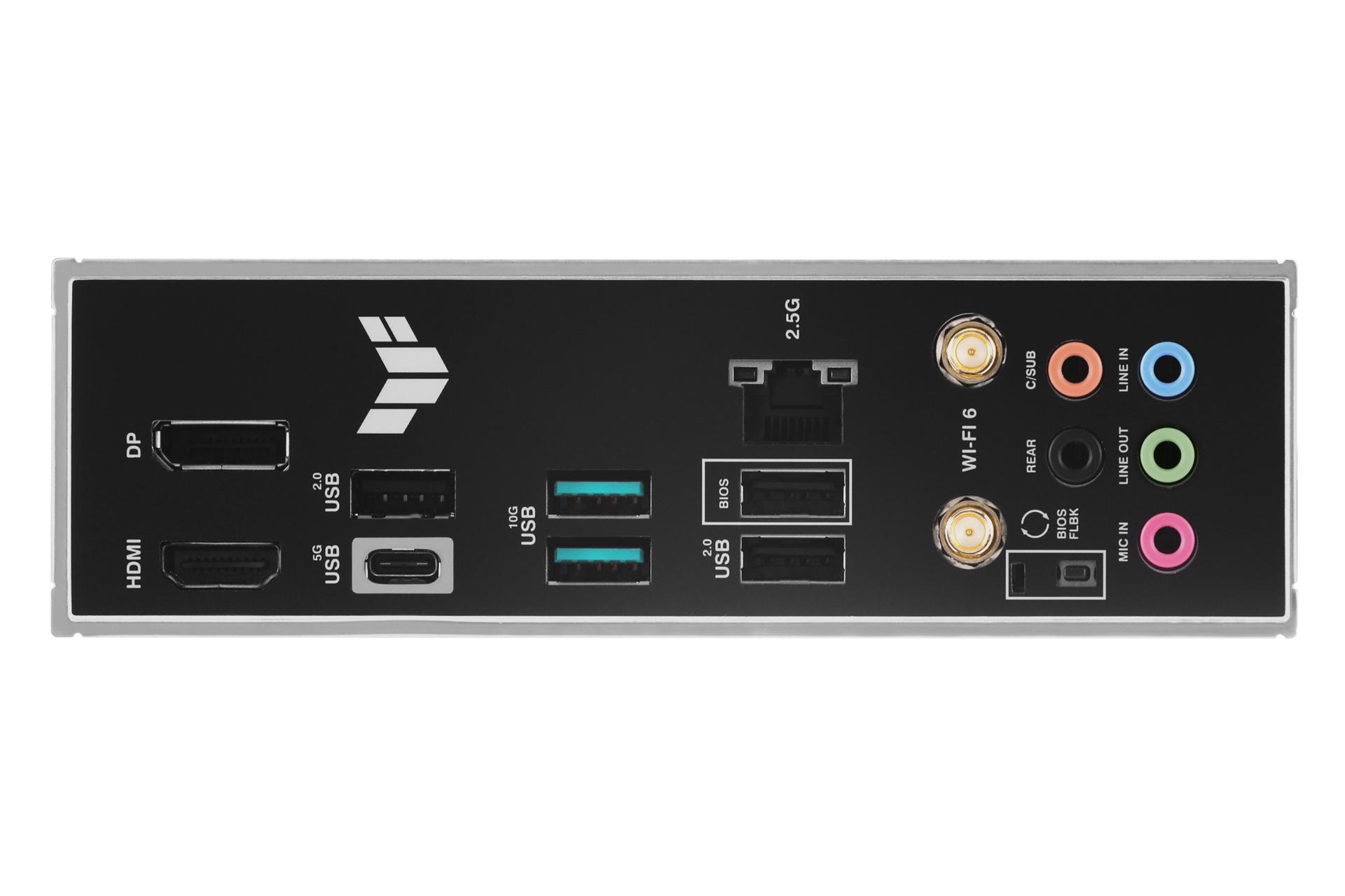 درگاه های مادربرد ایسوس ASUS TUF GAMING A620-PRO WIFI