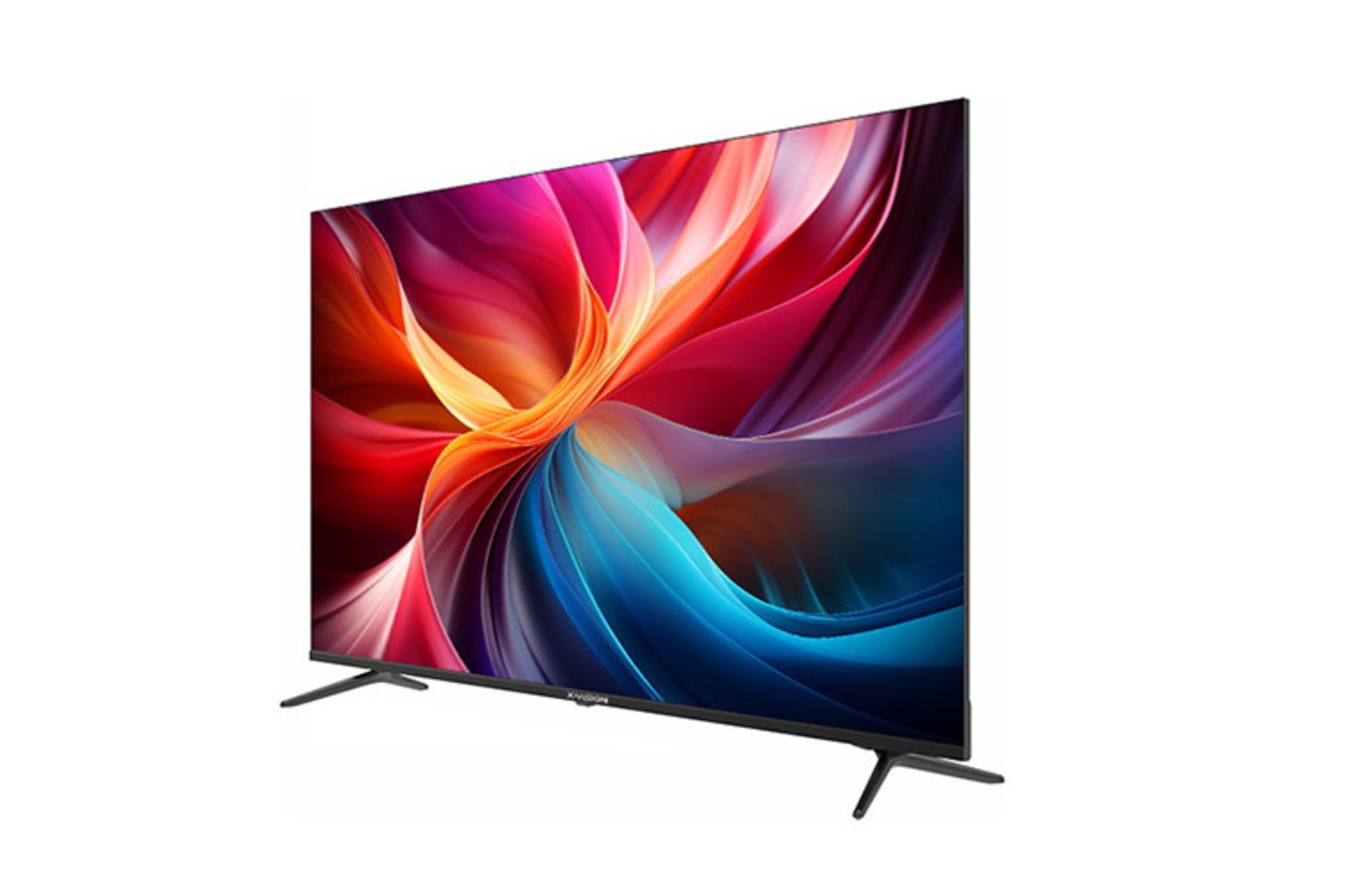 تلویزیون ایکس ویژن X.Vision XCU655 نمای جلو و راست