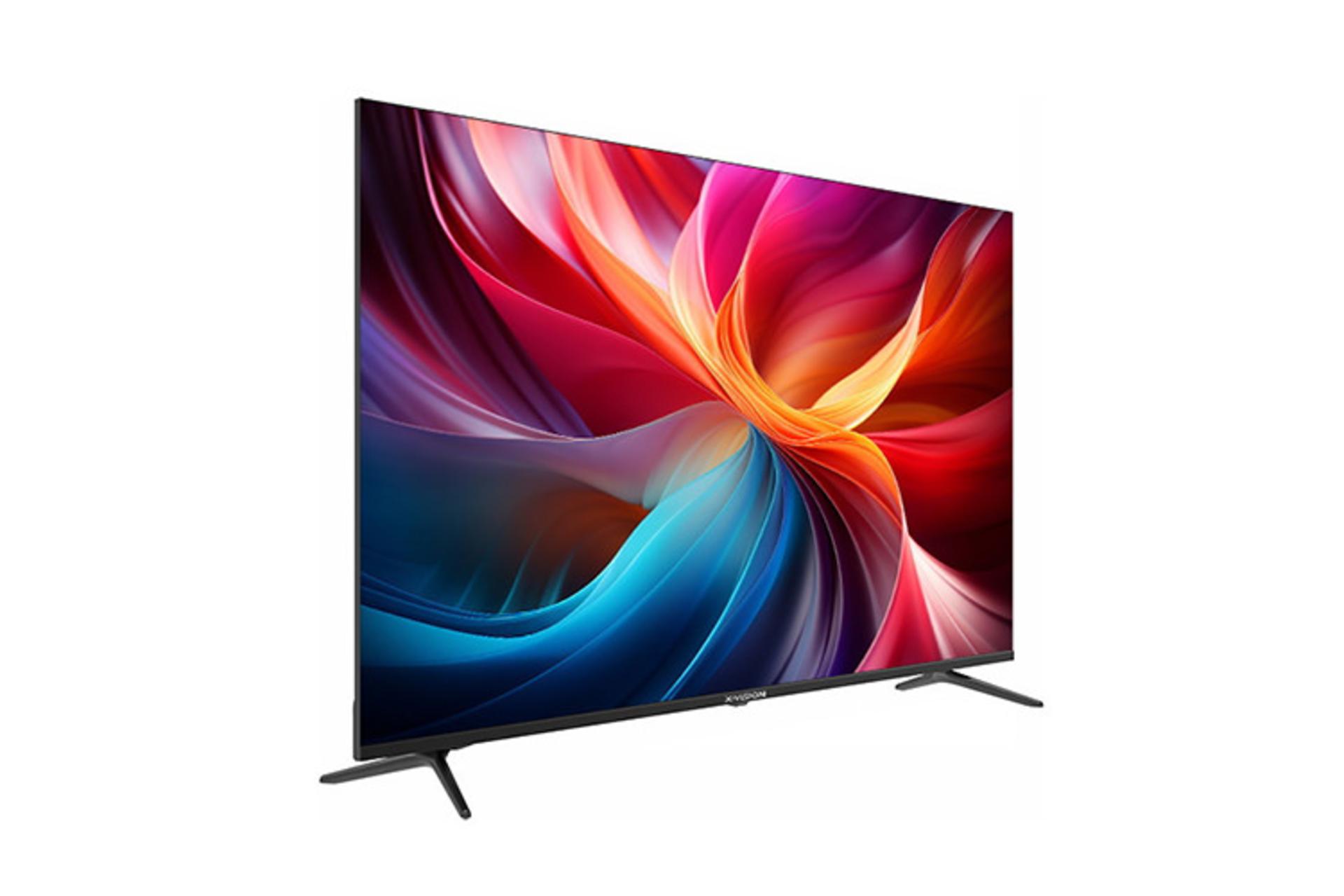 تلویزیون ایکس ویژن X.Vision XCU655 نمای جلو و چپ
