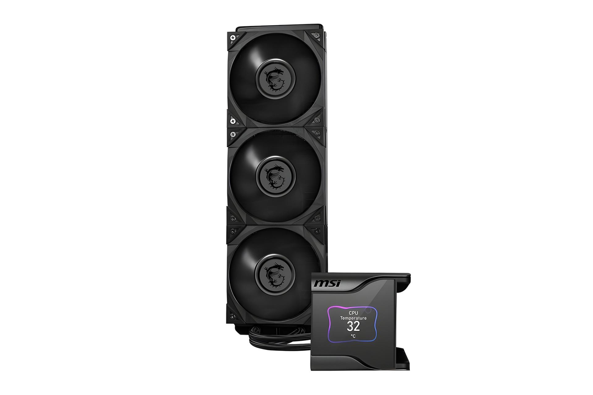 نمای ایستاده خنک کننده مایع ام اس آی MSI MEG CORELIQUID S360