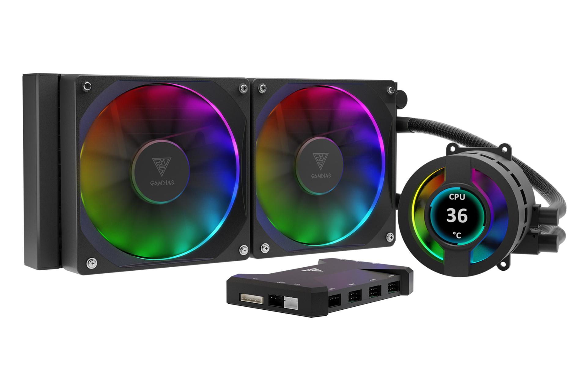 خنک کننده مایع گیم دیاس GAMDIAS CHIONE P3-240U