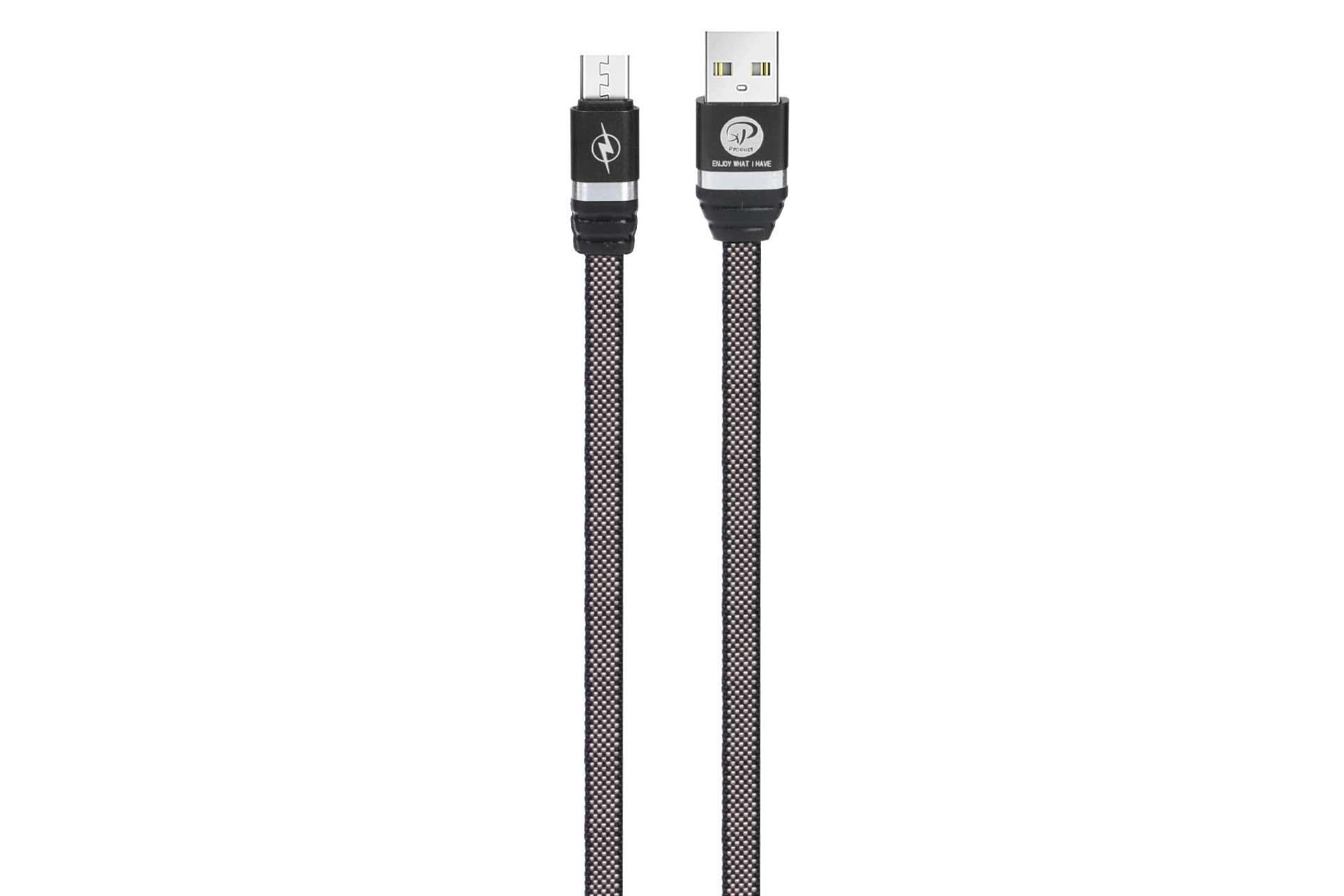 کابل شارژ USB ایکس پی پروداکت Type-A به Micro-USB مدل XP-C220 با طول 1 متر