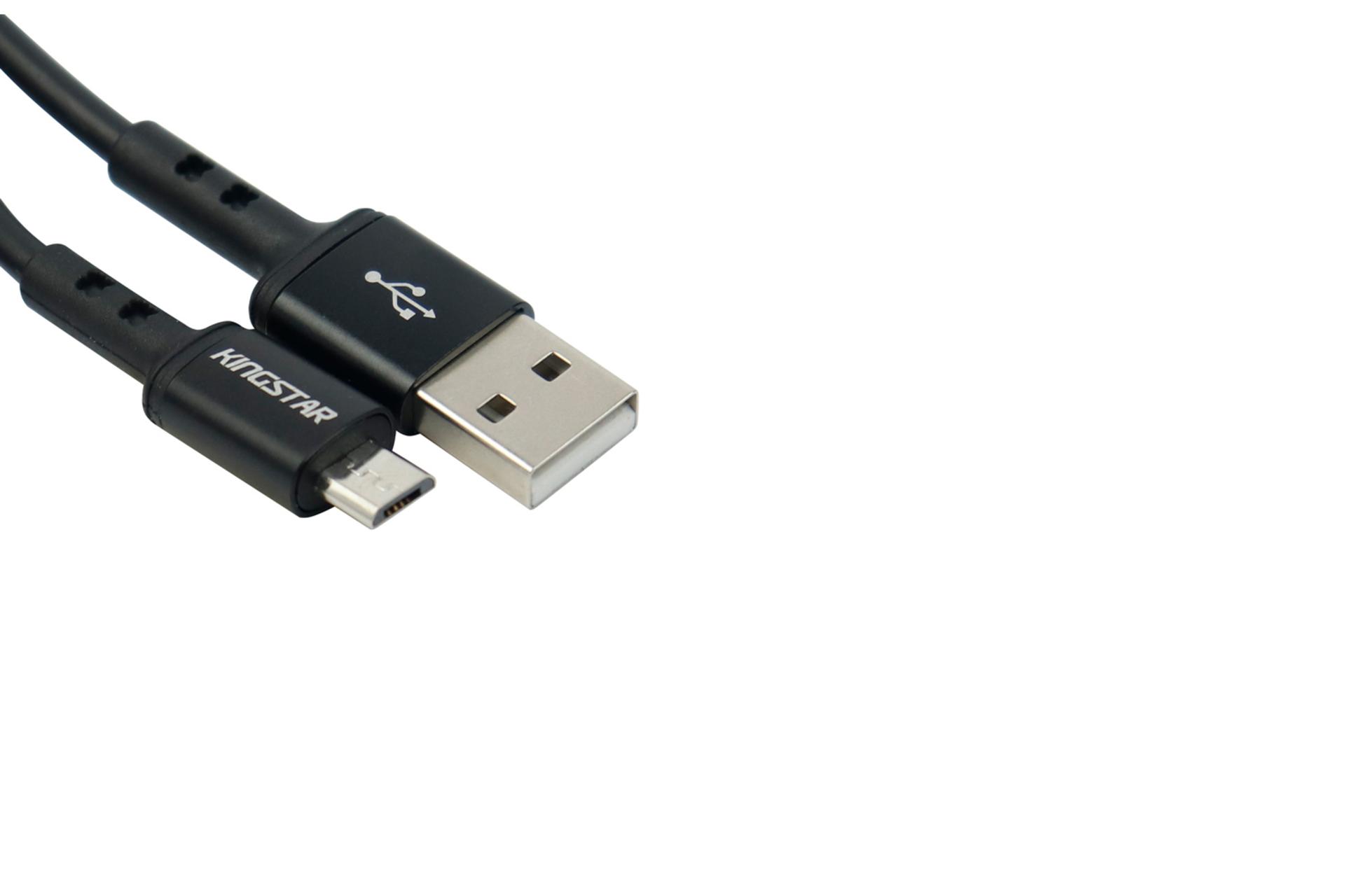 کانکتور کابل شارژ USB کینگ استار Type-A به Micro-USB مدل K72A با طول 1.1 متر