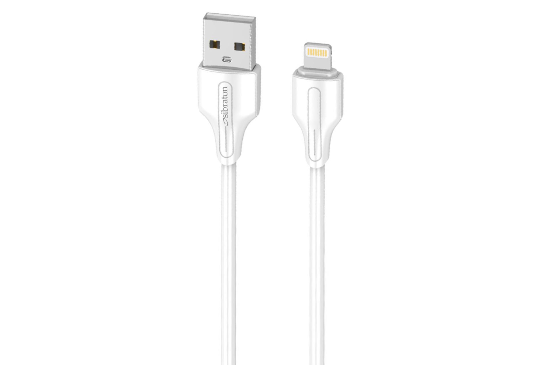 کابل شارژ USB سیبراتون Type-A به Lightning مدل S410i با طول 1 متر