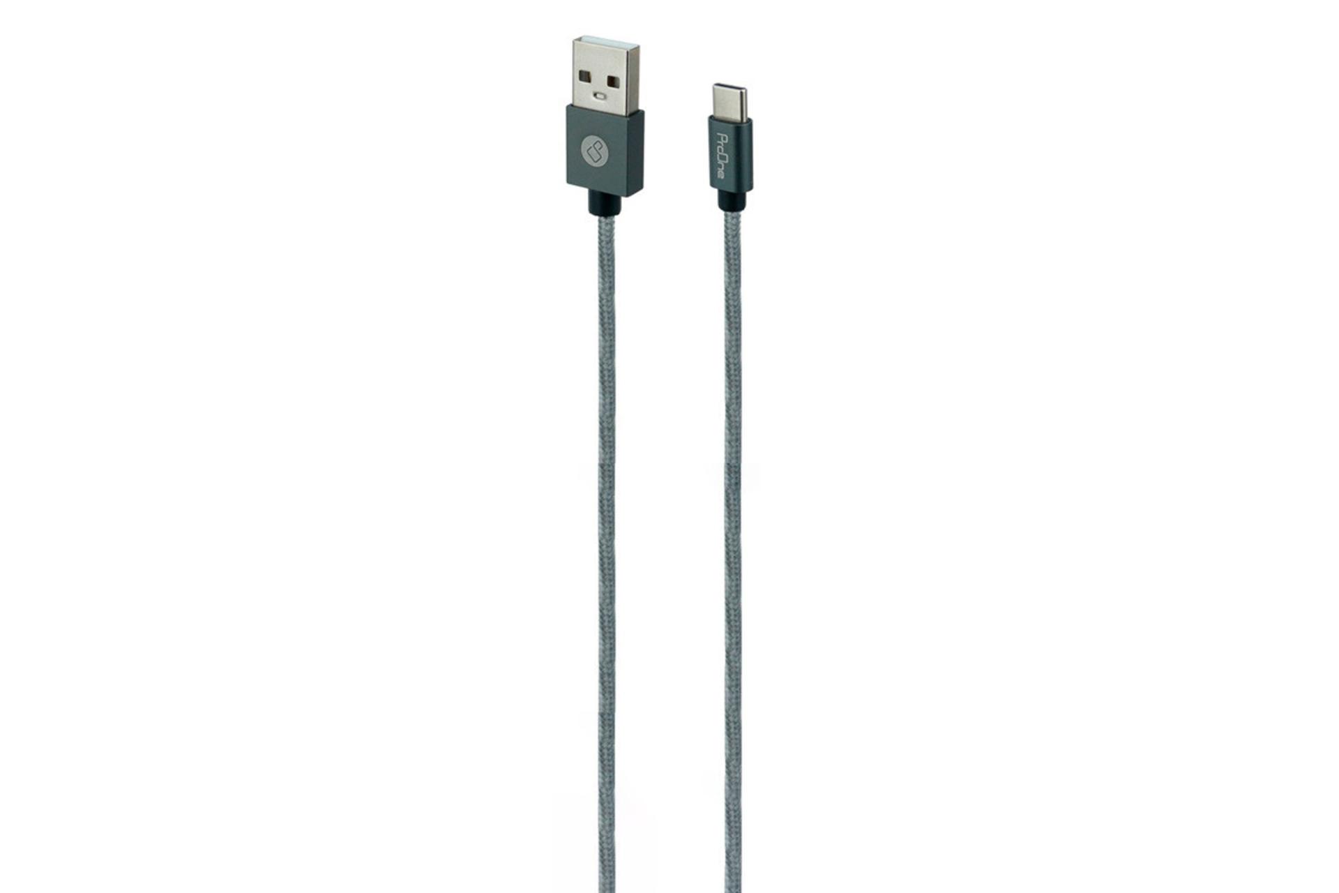 کابل شارژ USB پرو وان Type-A به Type-C مدل PCC185 با طول 2 متر