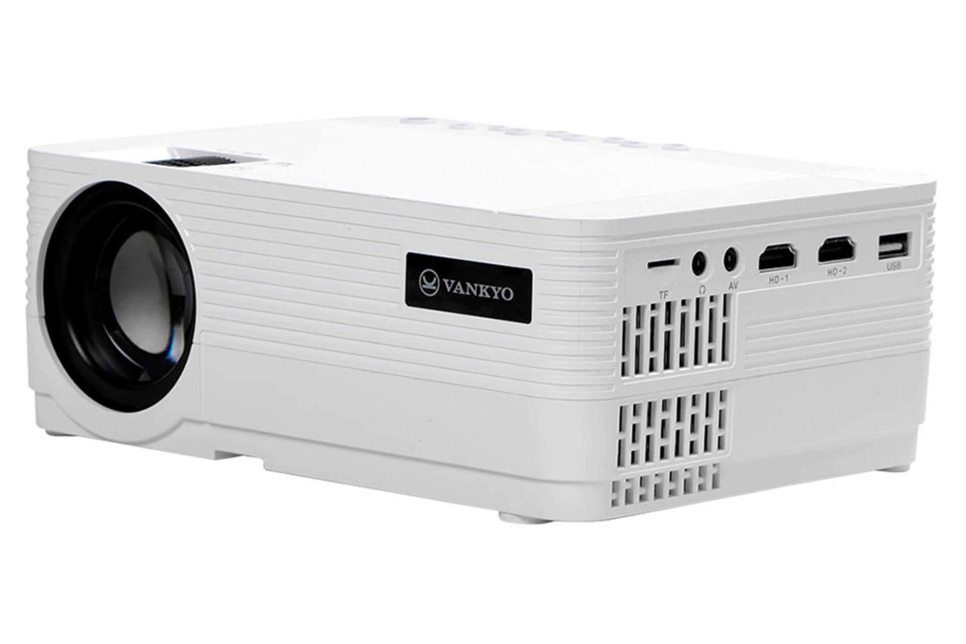 ویدیو پروژکتور وانکیو VANKYO Leisure 470 Pro نمای راست و درگاه ها