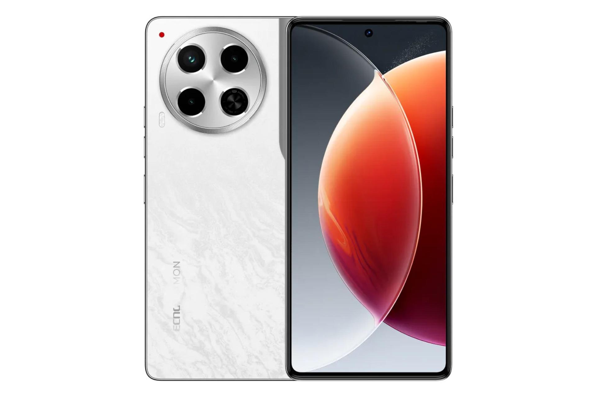 پنل جلو و پشت گوشی موبایل تکنو Tecno Camon 30 5G سفید