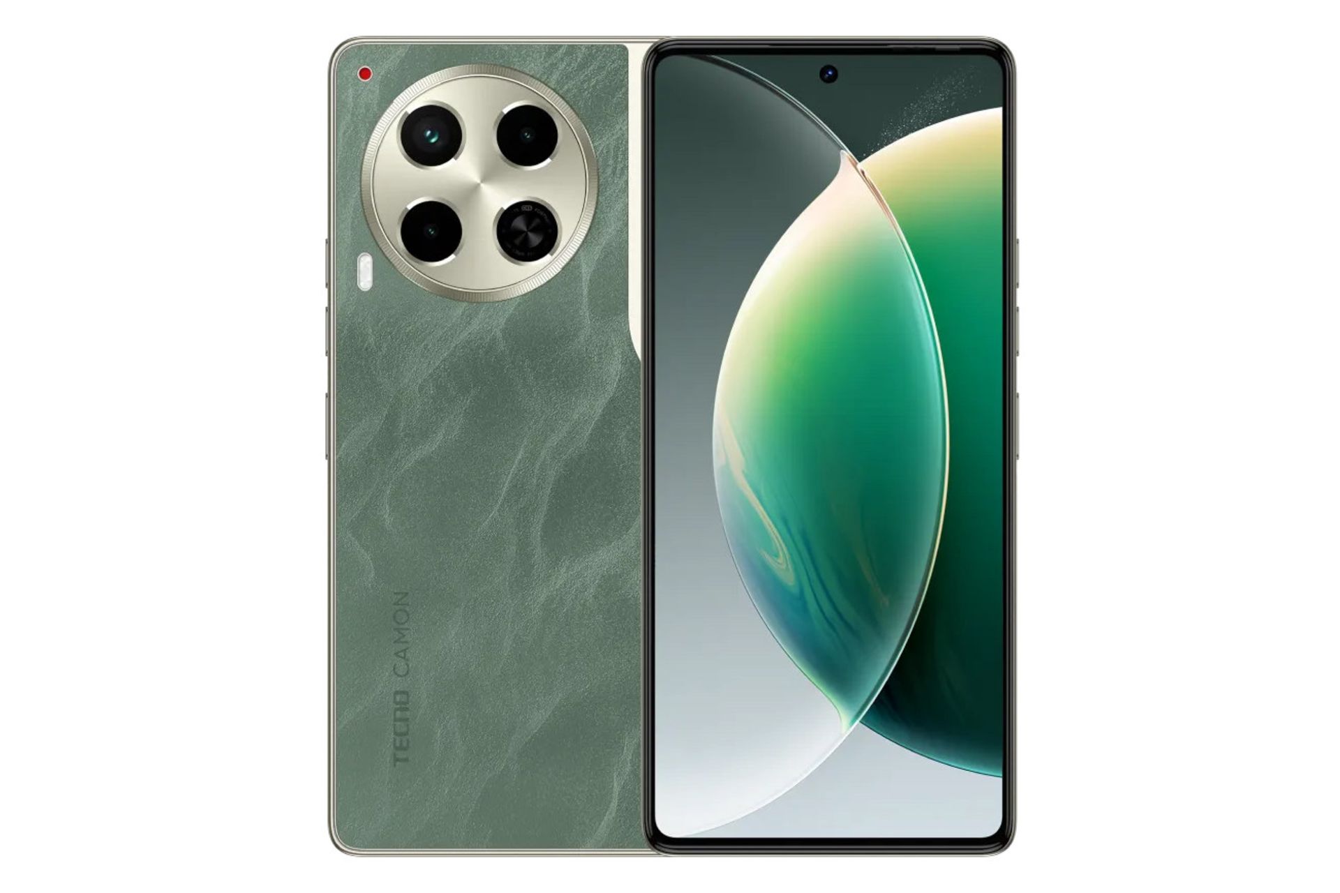 پنل جلو و پشت گوشی موبایل تکنو Tecno Camon 30 5G سبز تیره