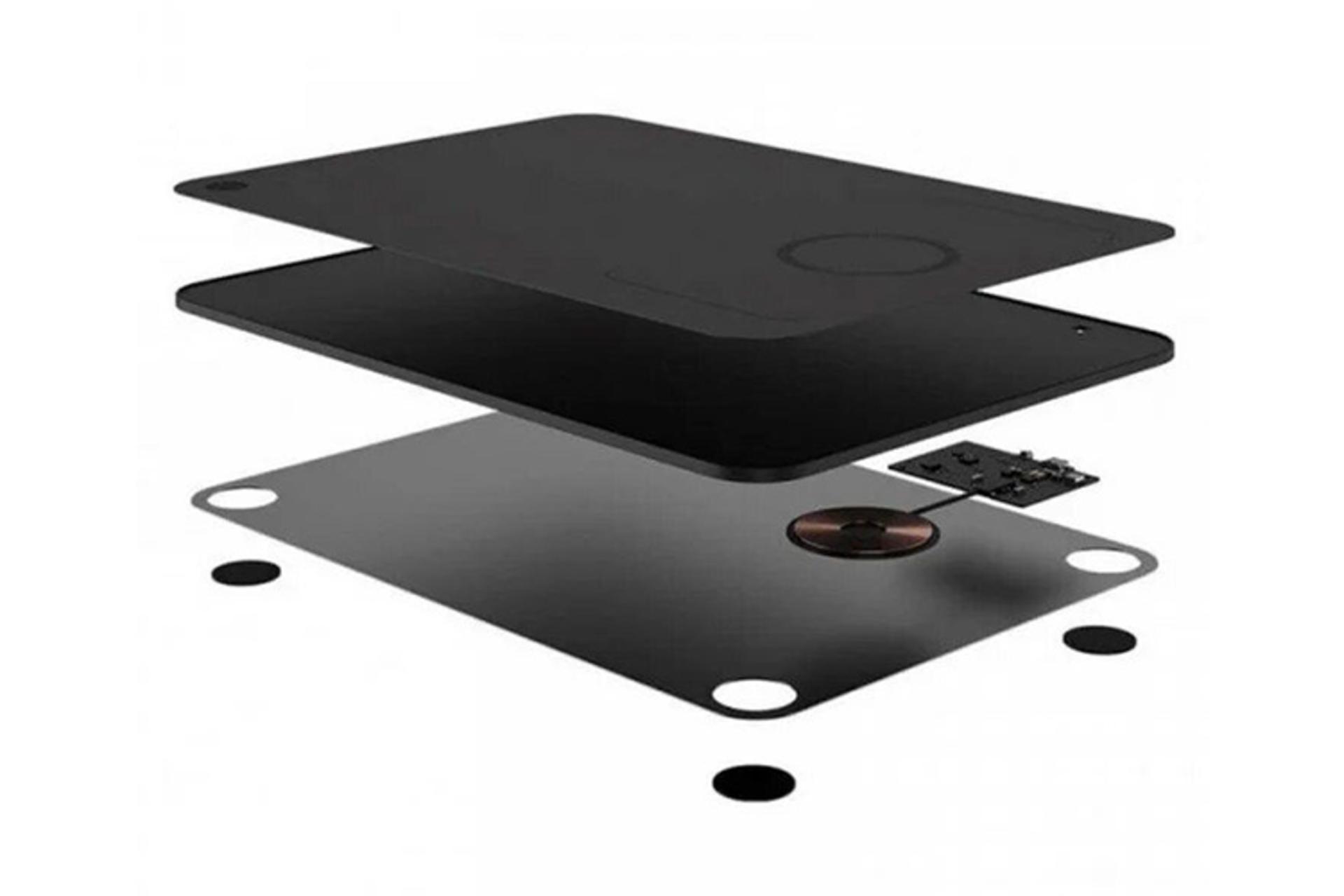 ماوس پد شیائومی Xiaomi Youpin MIIIW MWWCP01 نمای لایه های تشکیل دهنده