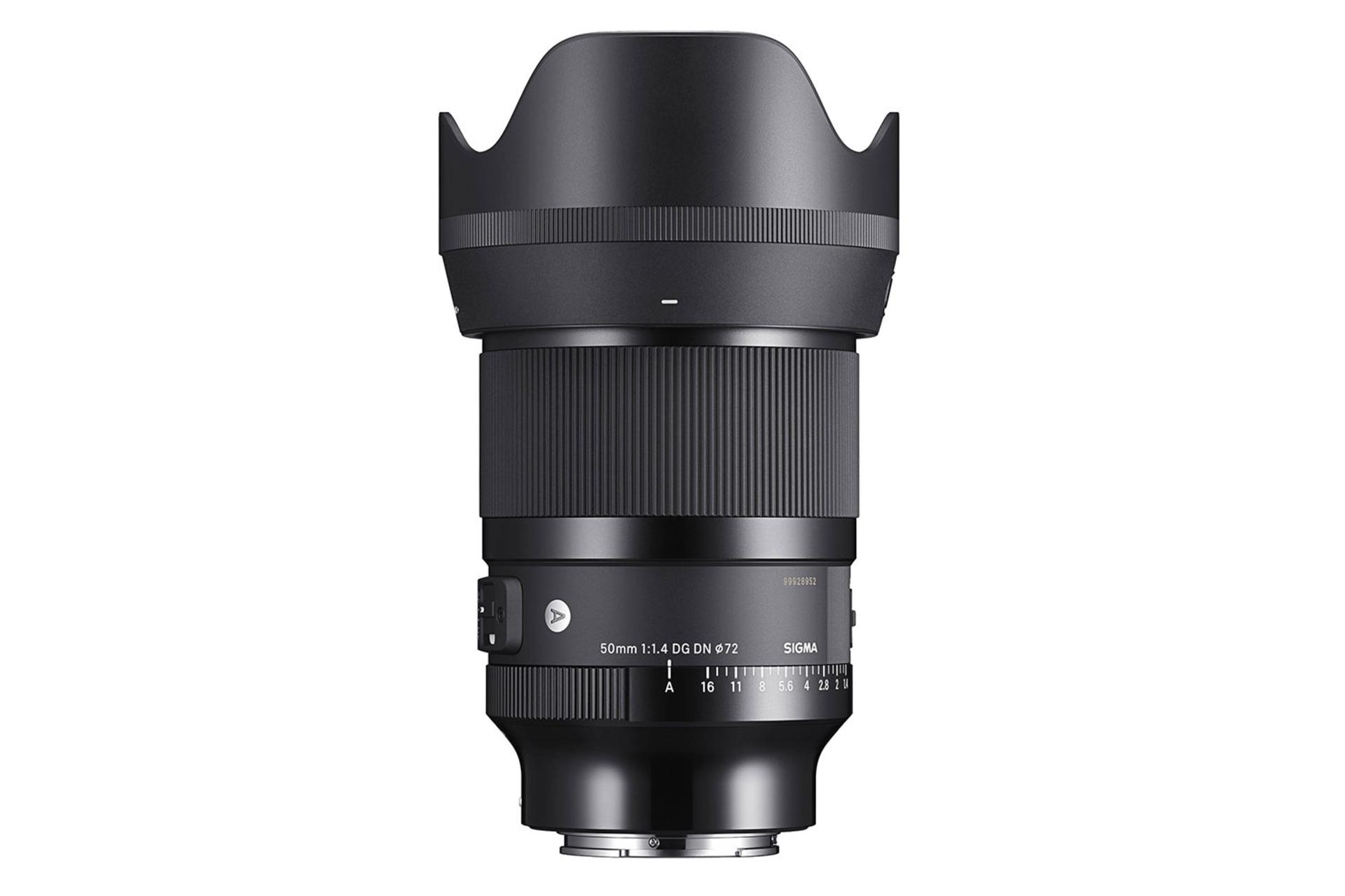 لنز سیگما Sigma 50mm F1.4 DG DN Art به همراه هود