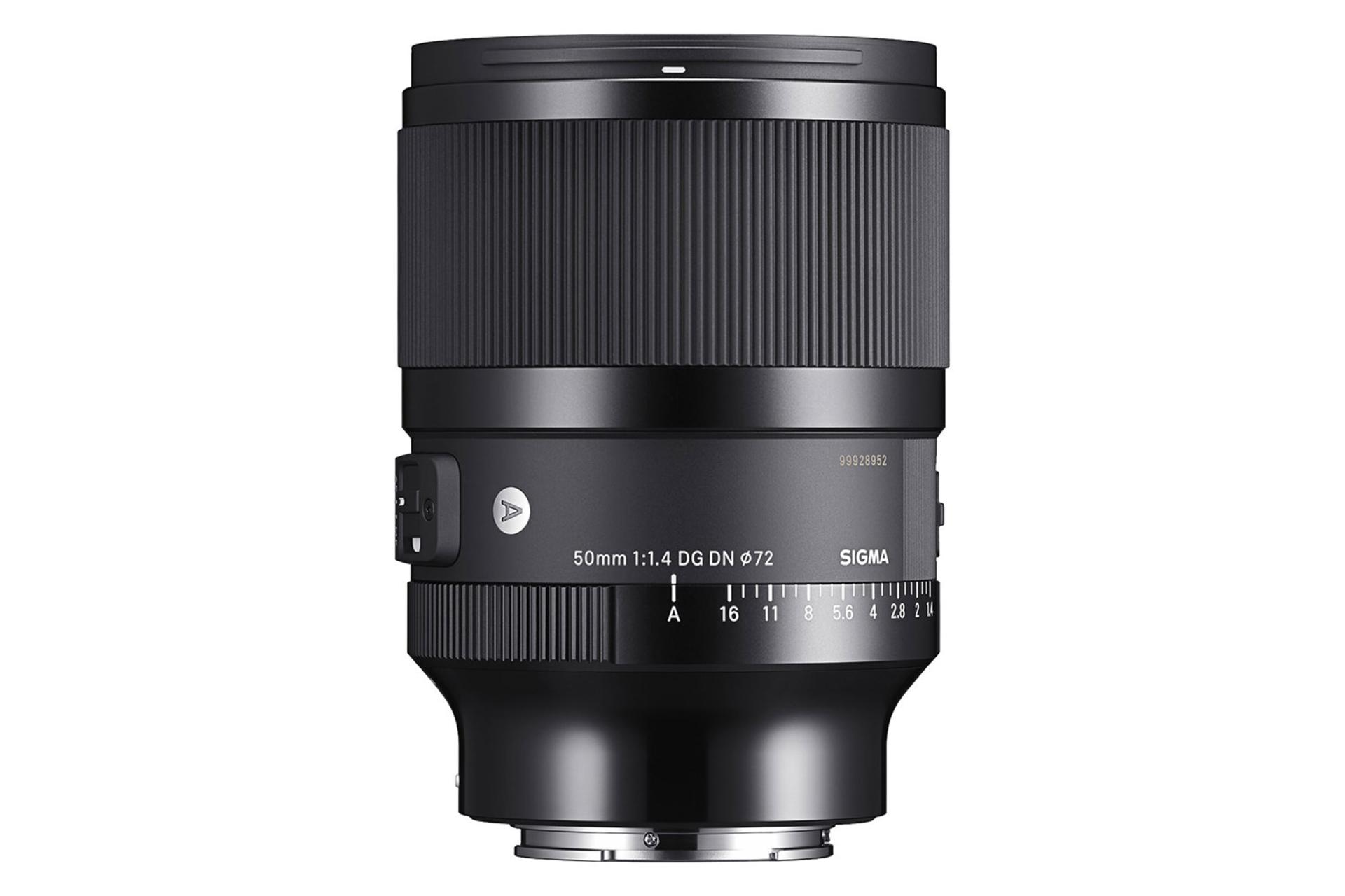 لنز سیگما Sigma 50mm F1.4 DG DN Art نمای جانبی