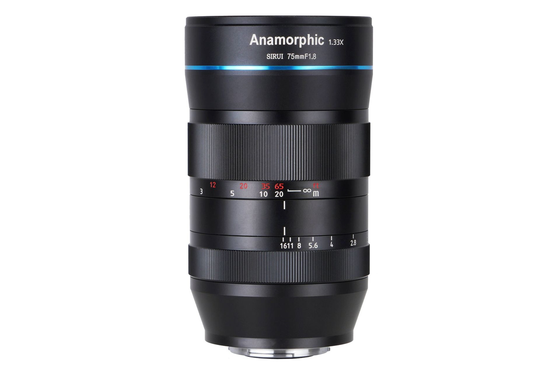 لنز سی روی SIRUI E Mount 75mm F1.8 Anamorphic 1.33X نمای جانبی