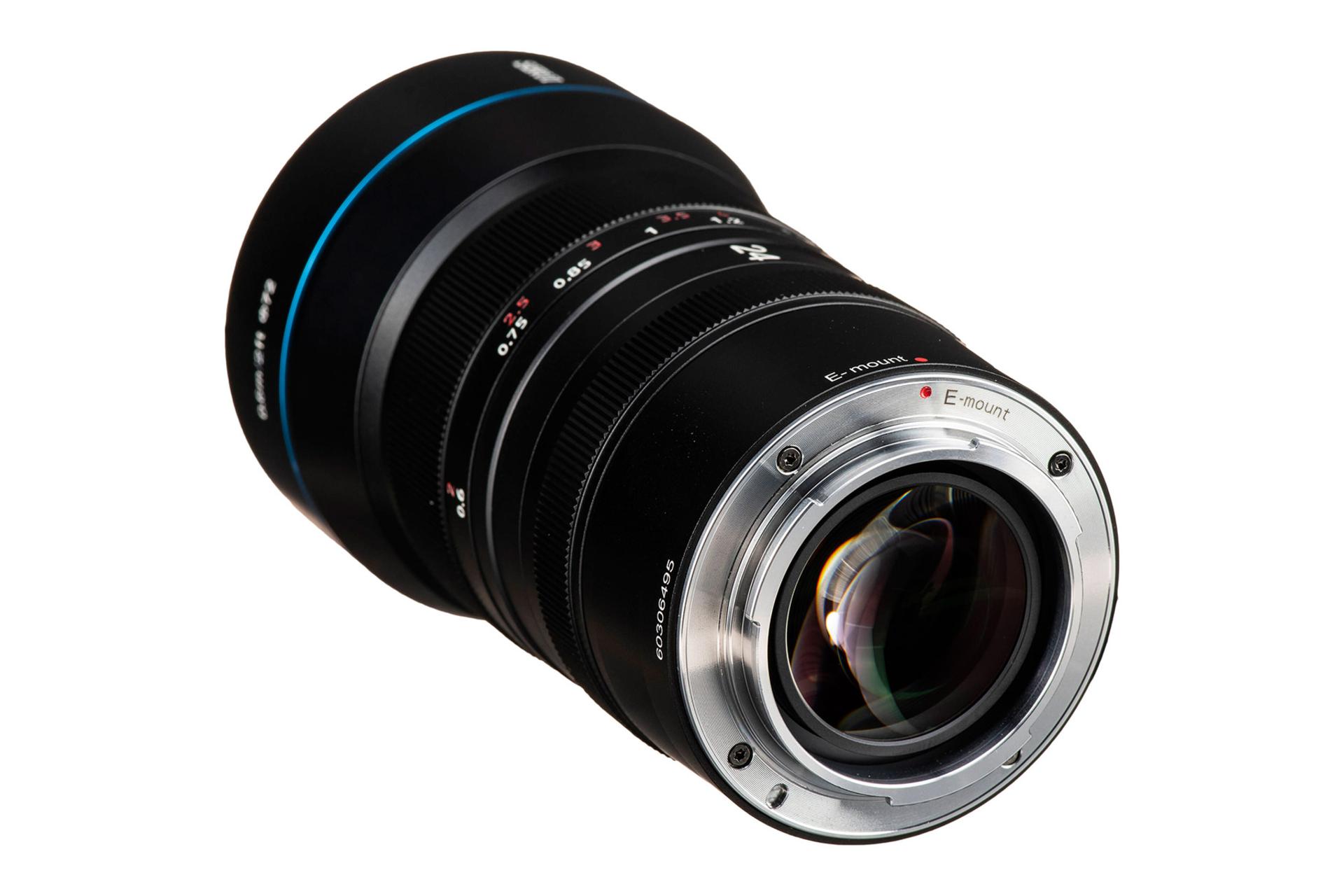 لنز سی روی SIRUI E Mount 24mm F2.8 Anamorphic 1.33X نمای مانت