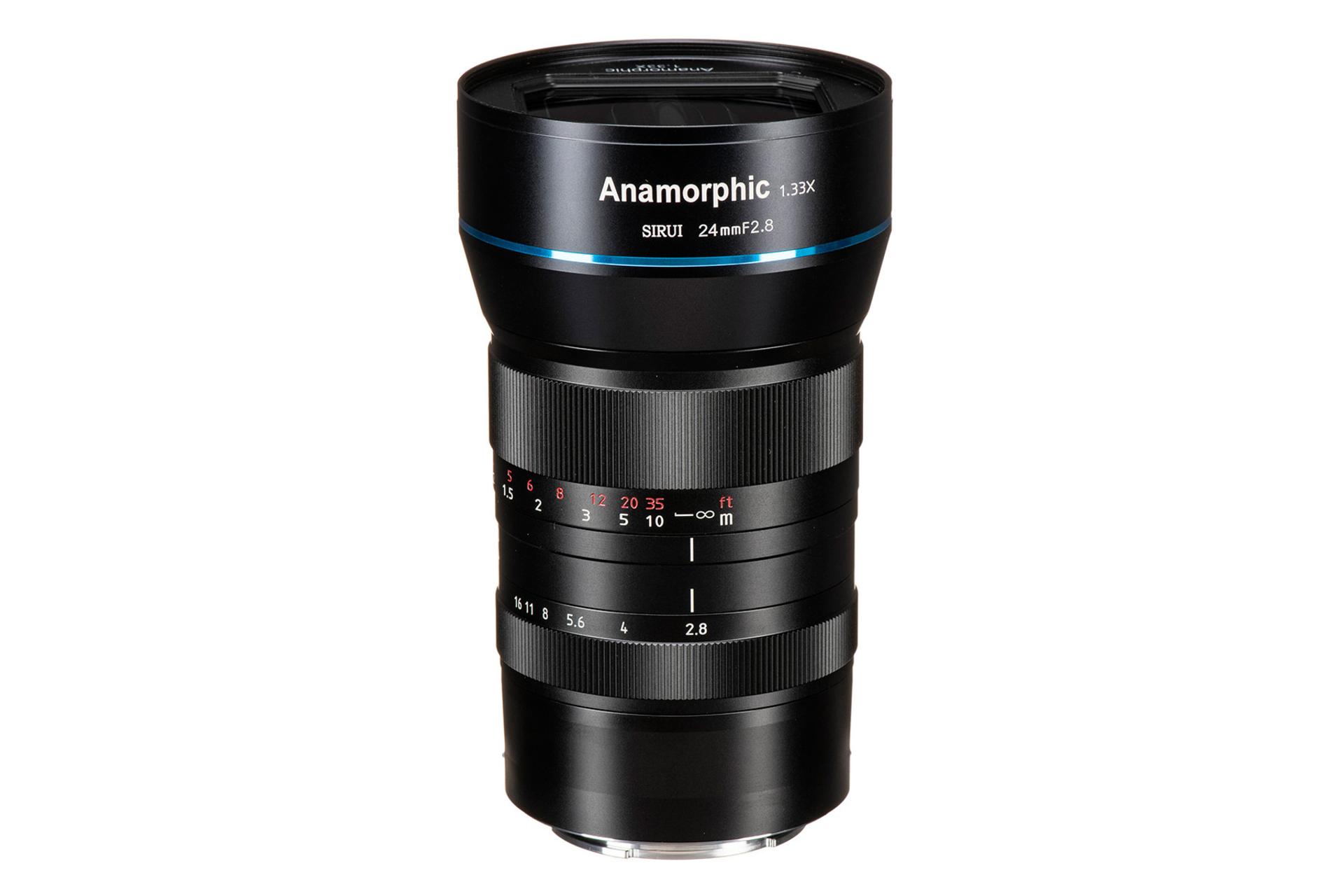لنز سی روی SIRUI E Mount 24mm F2.8 Anamorphic 1.33X نمای جانبی