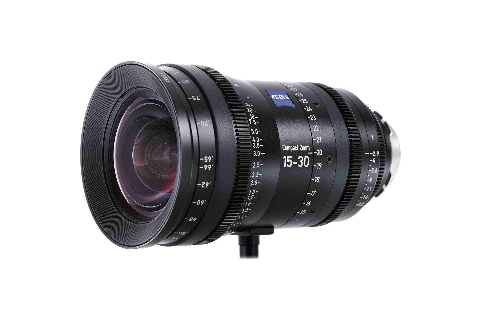 لنز زایس Zeiss 15-30mm CZ.2 نمای جانبی و جلو