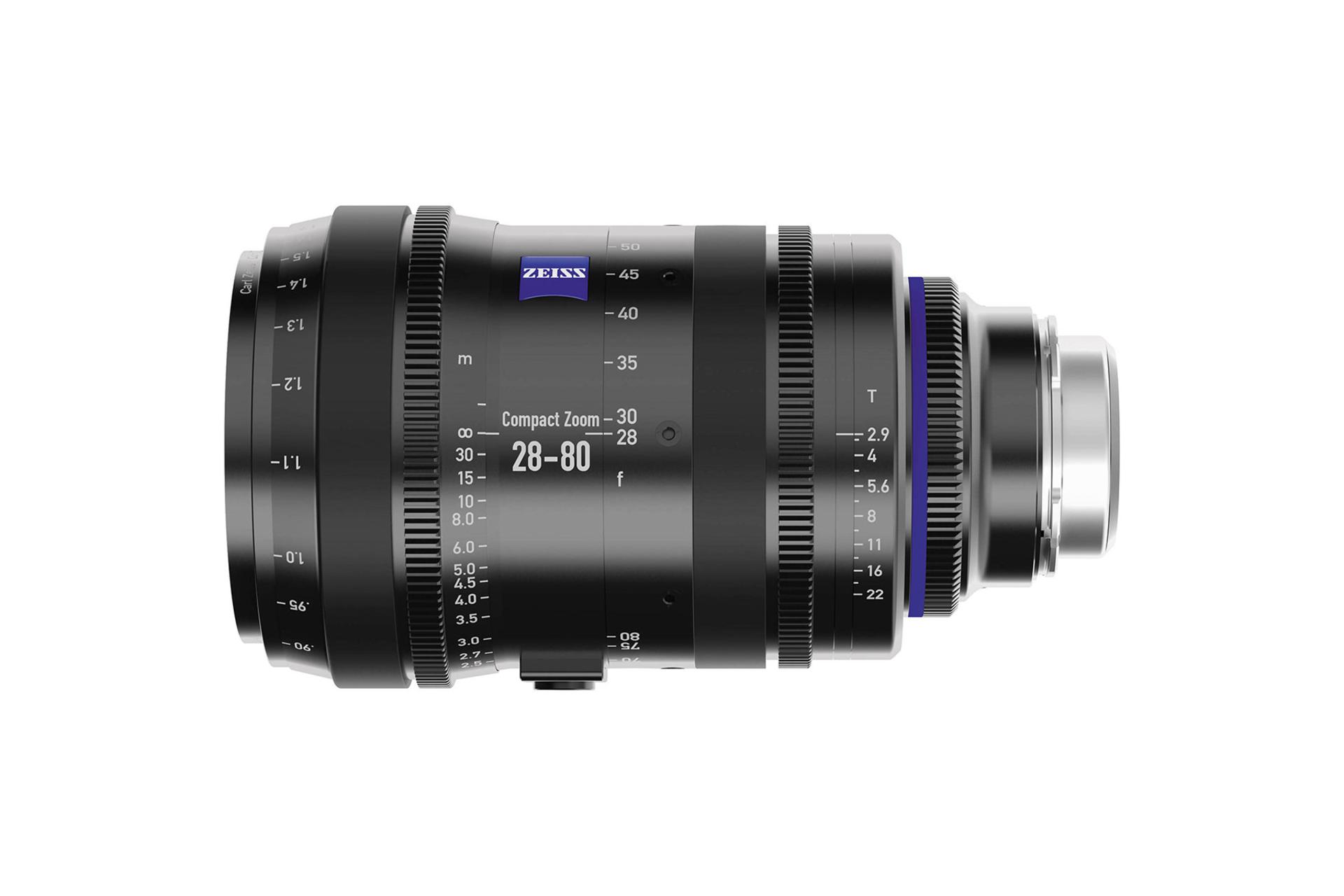 لنز زایس Zeiss 28-80mm T2.9 CZ.2 نمای جانبی