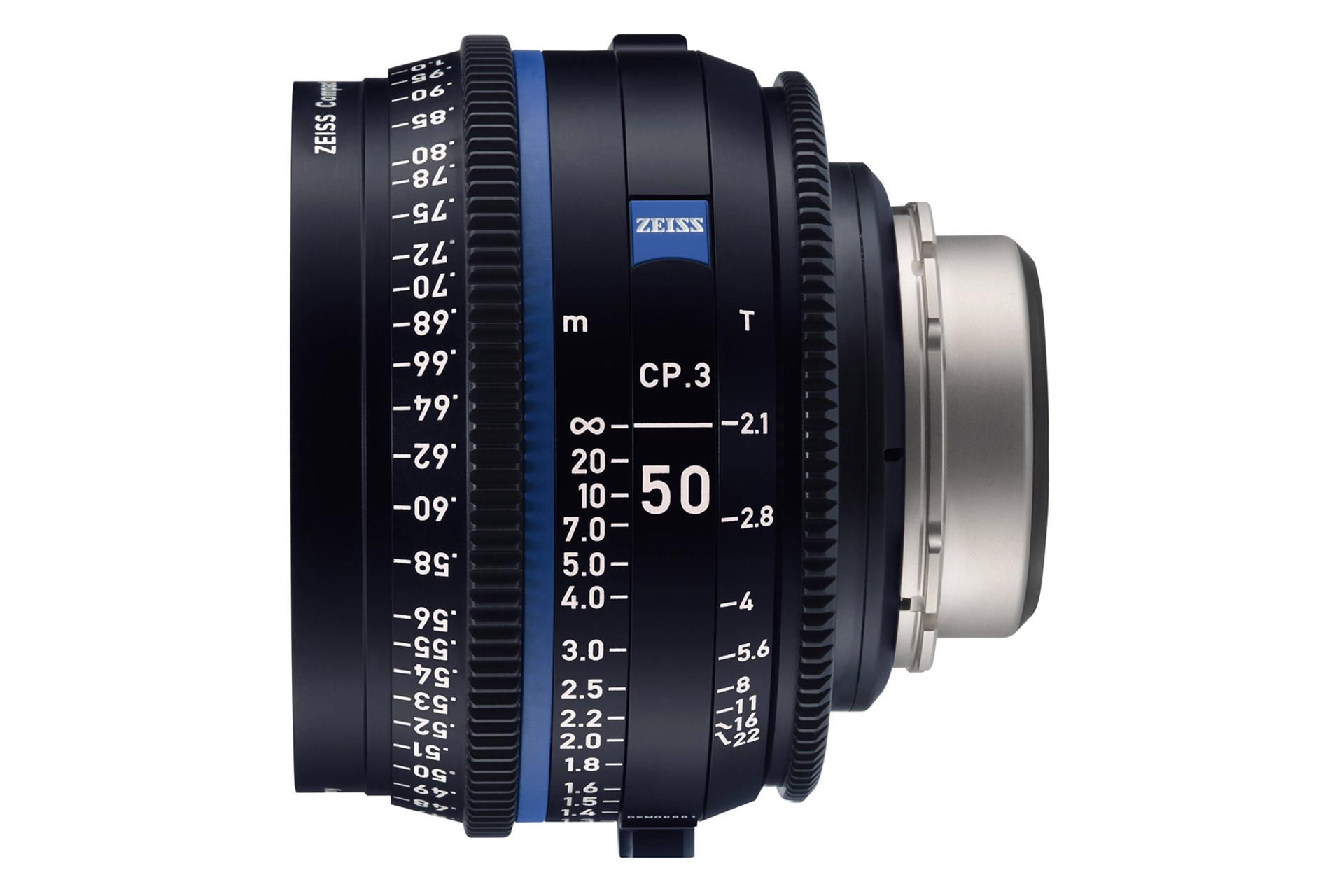 لنز زایس Zeiss 50mm T2.1 CP.3 نمای جانبی