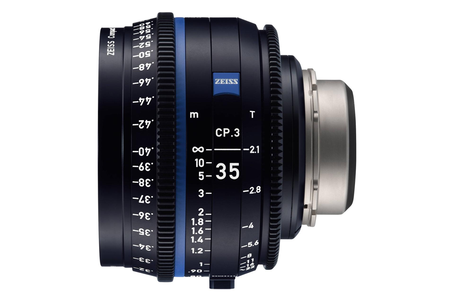 لنز زایس Zeiss 35mm T2.1 CP.3 نمای جانبی