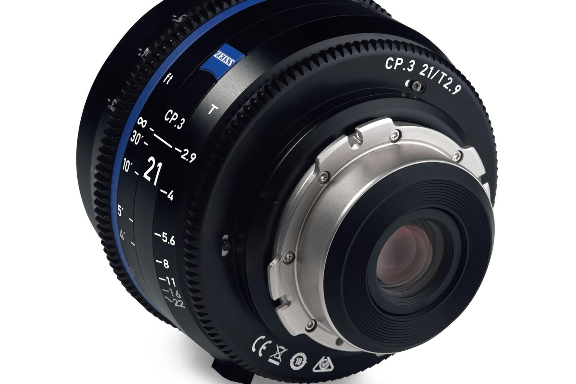 لنز زایس Zeiss 28mm T2.1 CP.3 نمای مانت