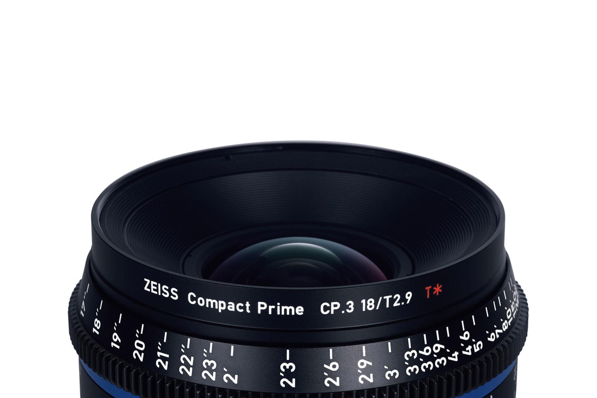 لنز زایس Zeiss 28mm T2.1 CP.3 نمای نزدیک