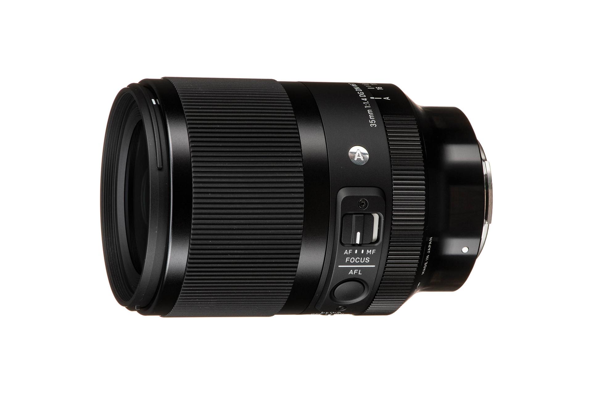 لنز سیگما Sigma 35mm F1.4 DG DN Art نمای جانبی