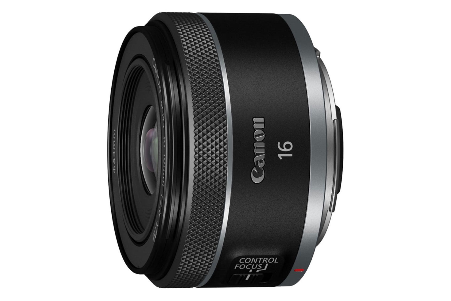 لنز کانن Canon RF 16mm F2.8 STM نمای جانبی
