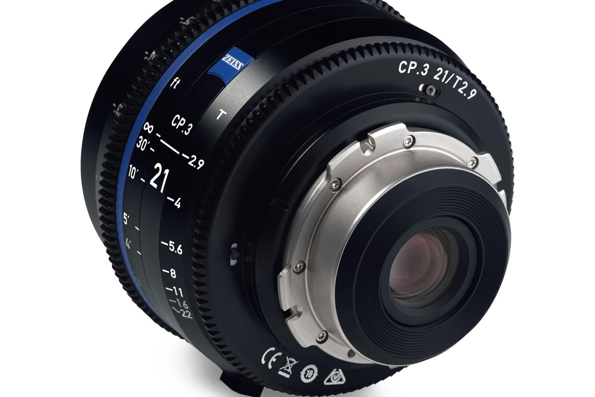 لنز زایس Zeiss 15mm T2.1 CP.3 نمای مانت