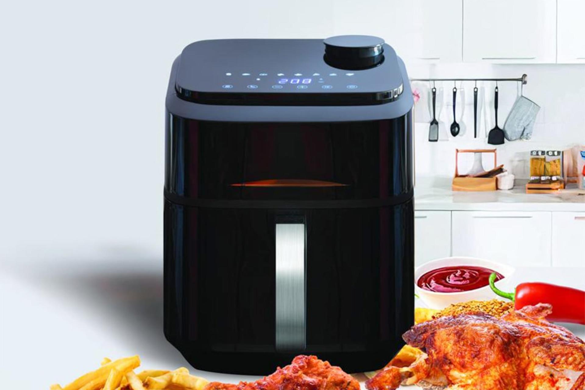 نمای جلوی هواپز تیوارکس TX-1077 رنگ مشکی