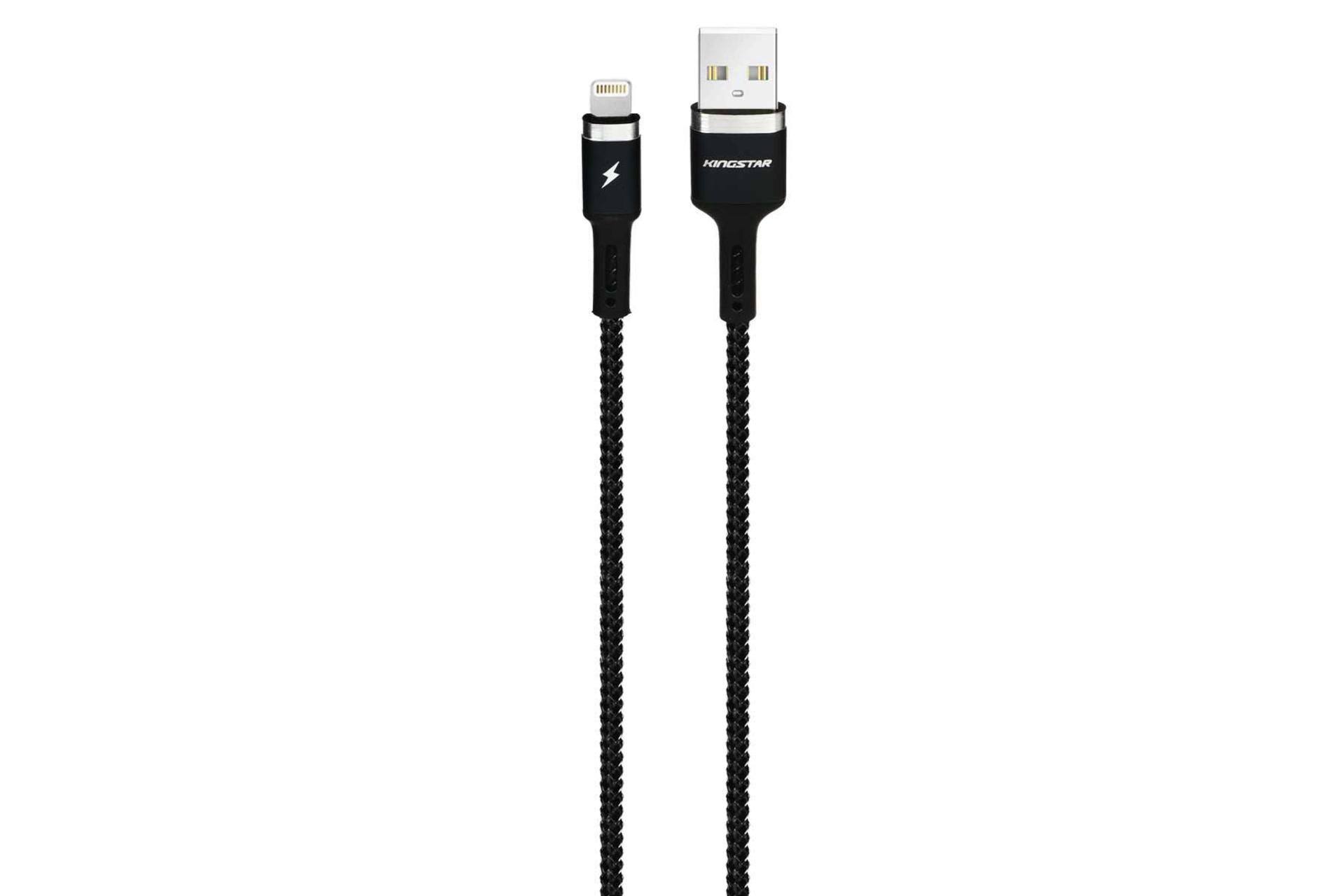 کابل شارژ USB کینگ استار Type-A به Lightning مدل K325 i با طول 1 متر