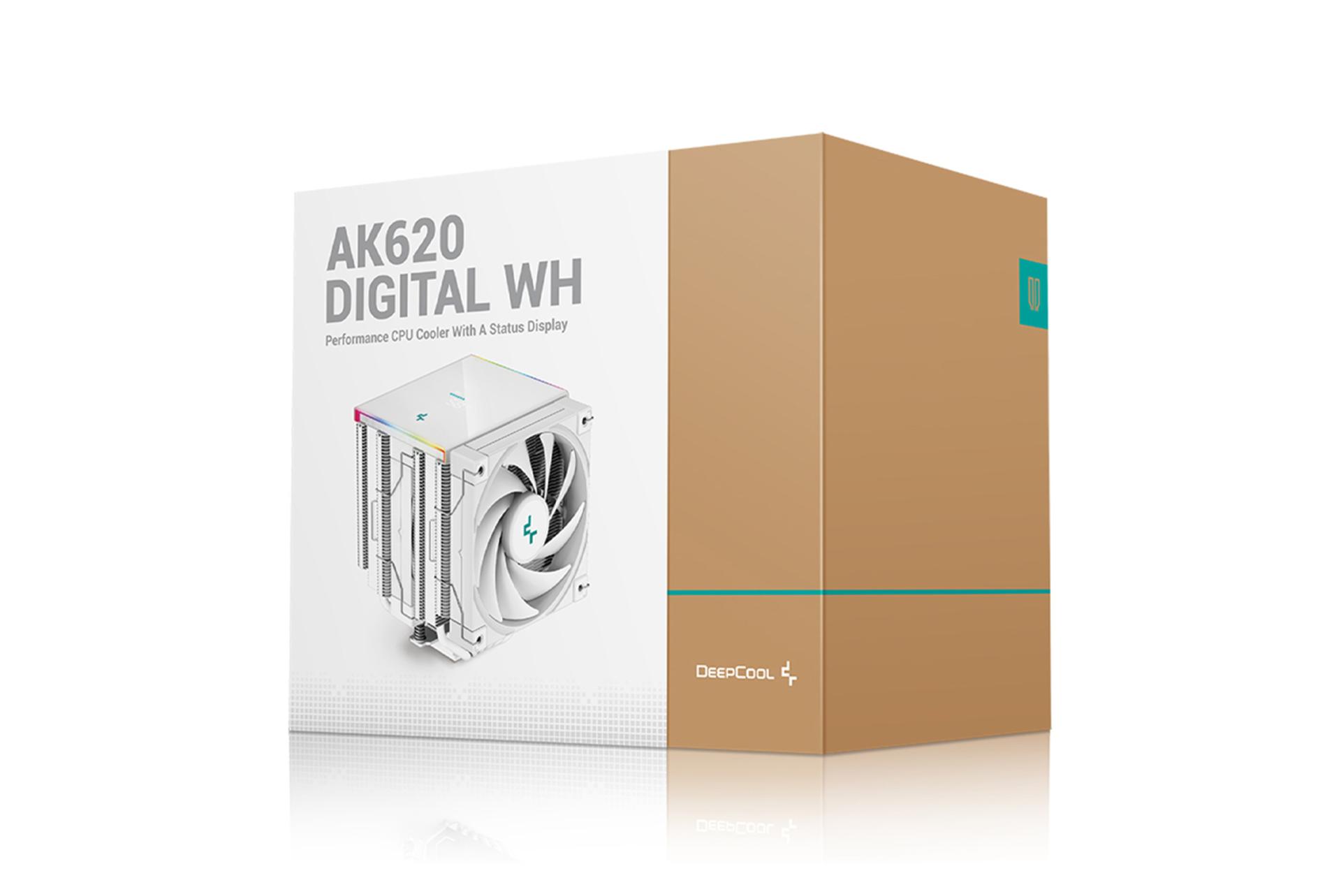 جعبه خنک کننده پردازنده دیپ کول AK620 DIGITAL WH