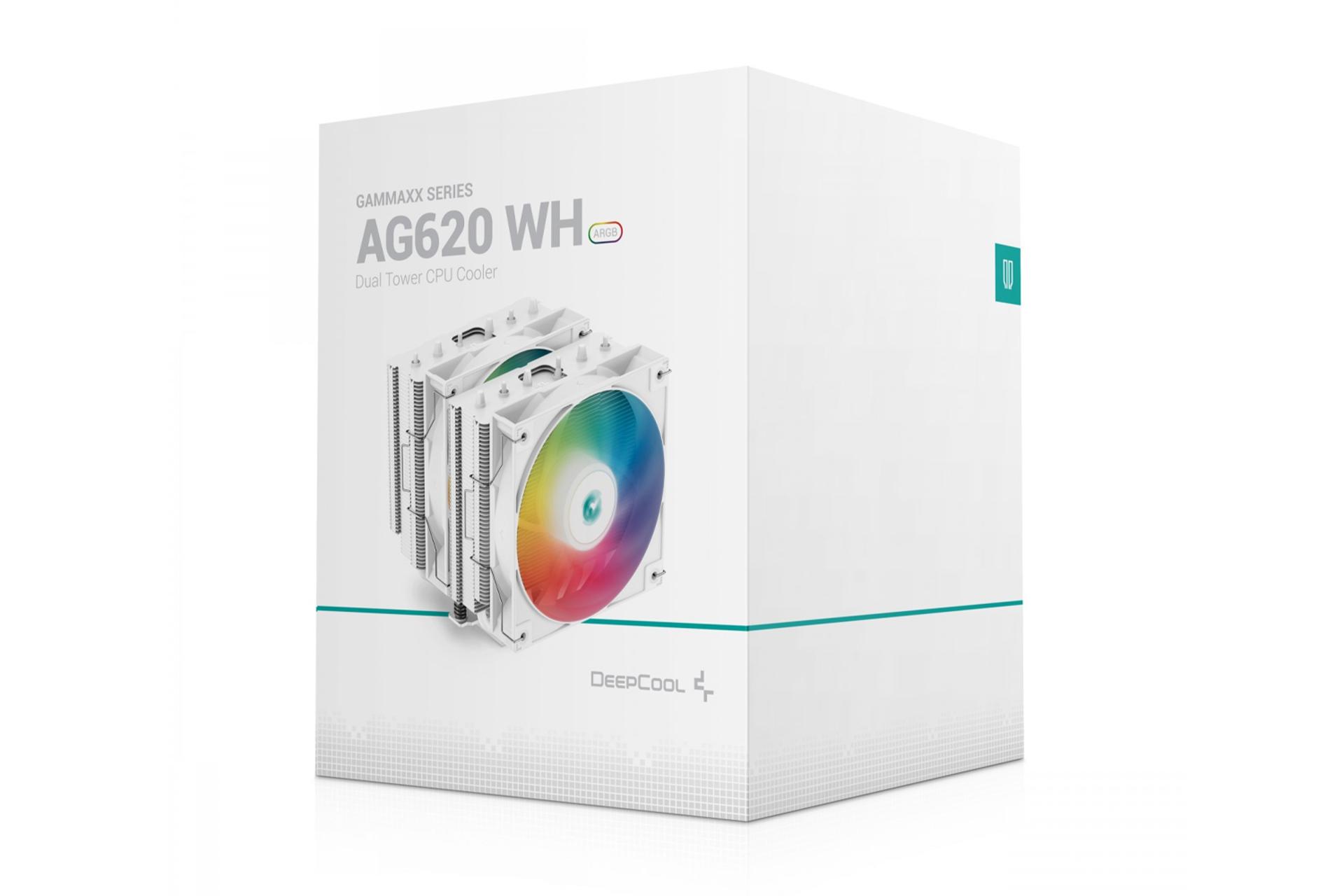 جعبه خنک کننده پردازنده دیپ کول AG620 WH ARGB