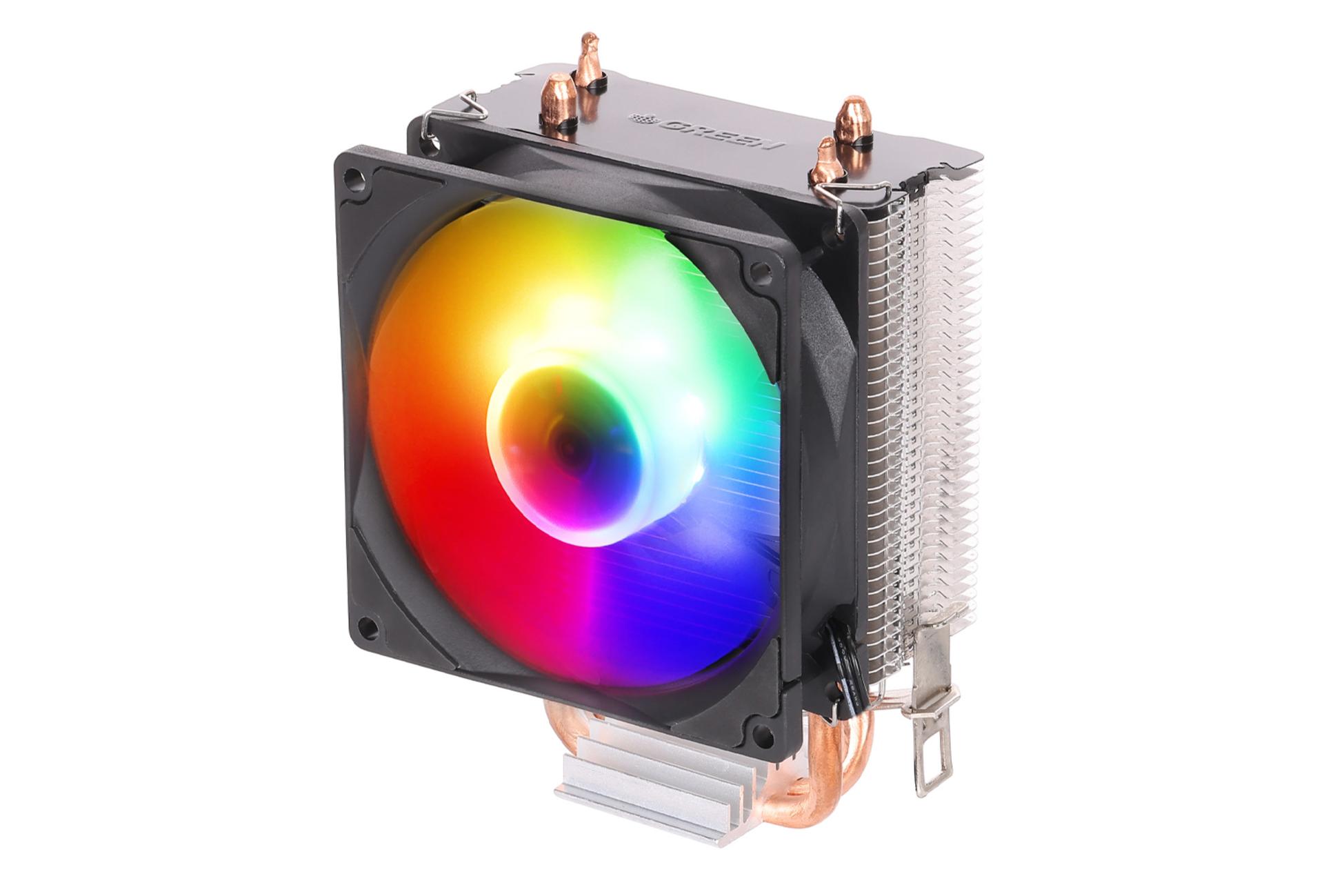 مرجع متخصصين ايران ابعاد و اندازه خنك كننده پردازنده گرين NOTUS 95-RGB
