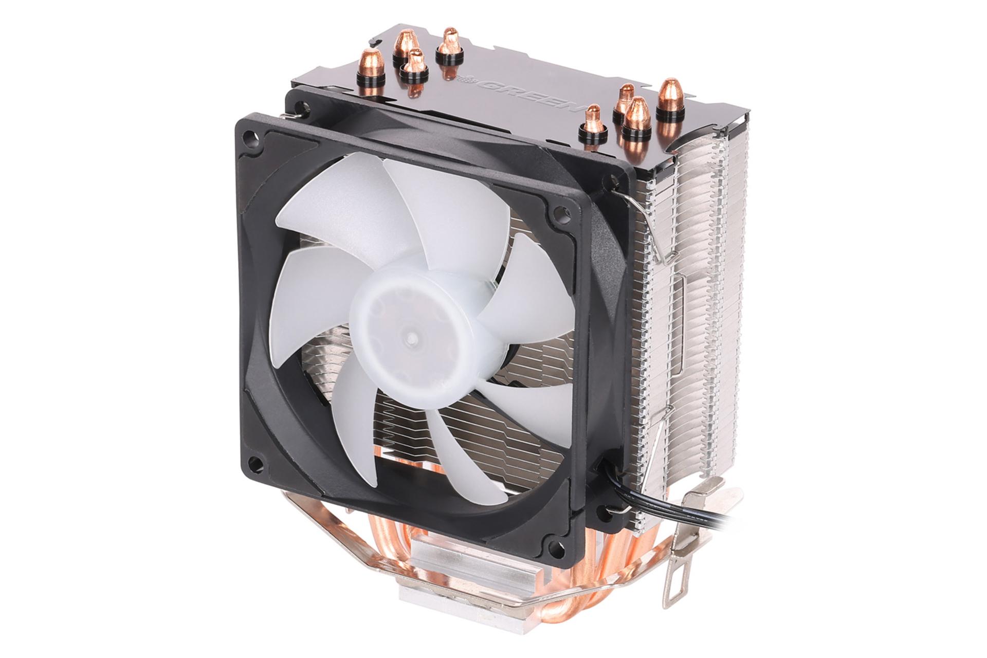 ابعاد و اندازه خنک کننده پردازنده گرین NOTUS 100-ARGB