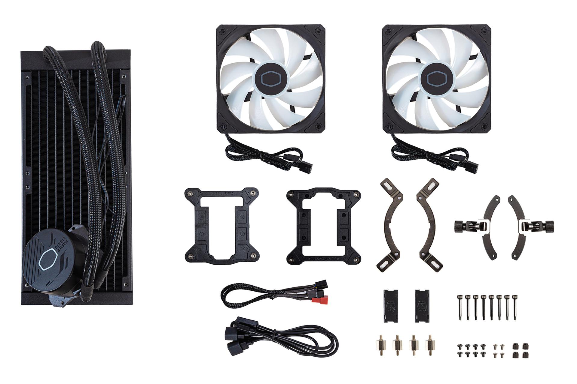 اقلام همراه خنک کننده مایع کولر مستر Cooler Master MASTERLIQUID 240L CORE ARGB