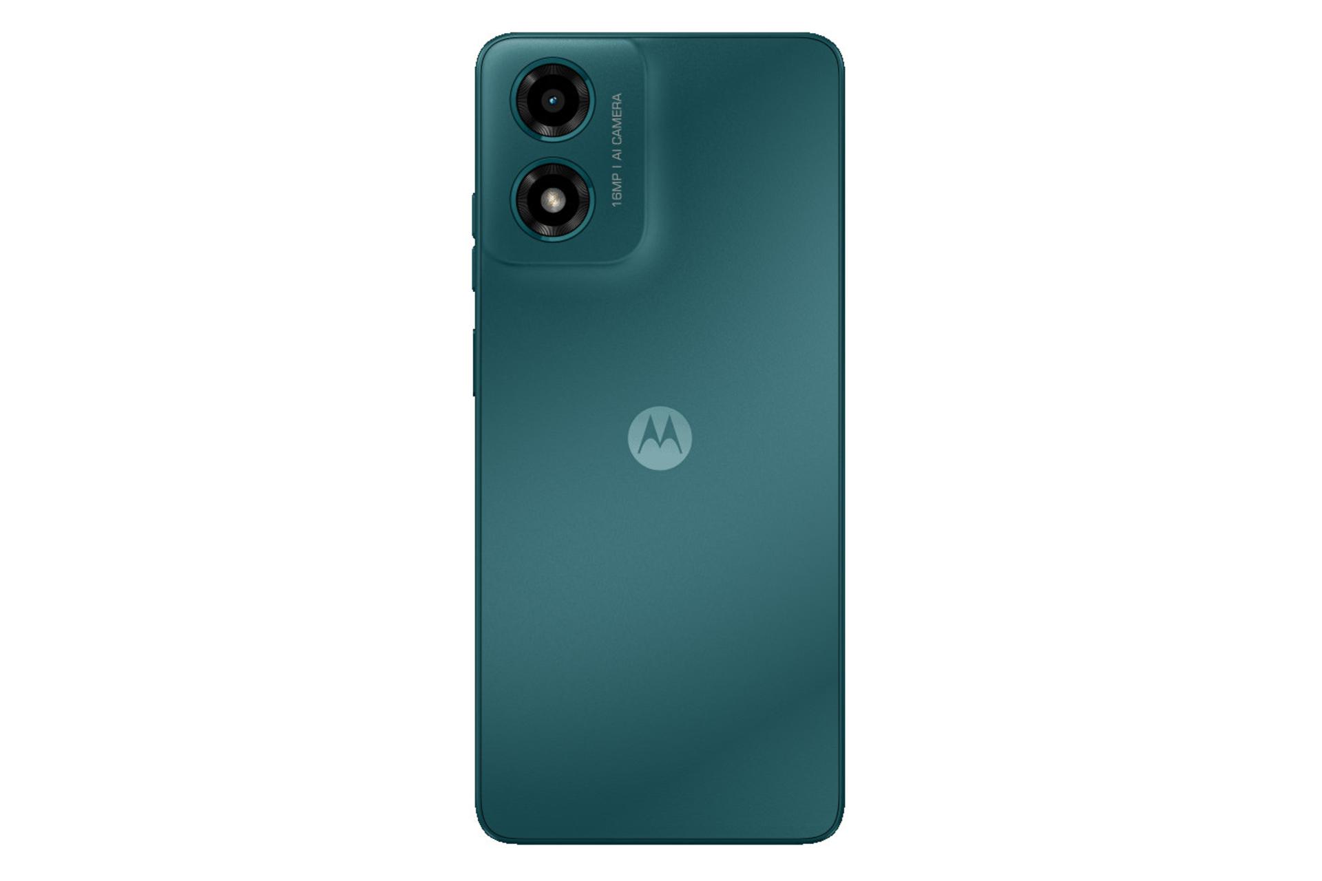 پنل پشت و چینش دوربین گوشی موبایل موتو G04s موتورولا سبز / Motorola Moto G04s