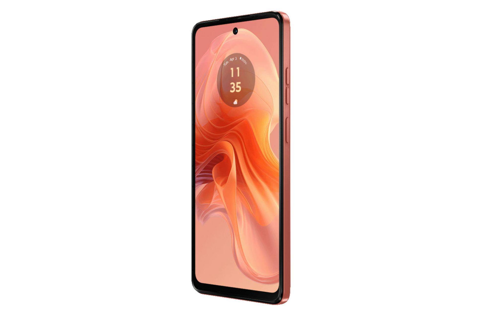 پنل جلو و صفحه نمایش گوشی موبایل موتو G04s موتورولا نارنجی / Motorola Moto G04s