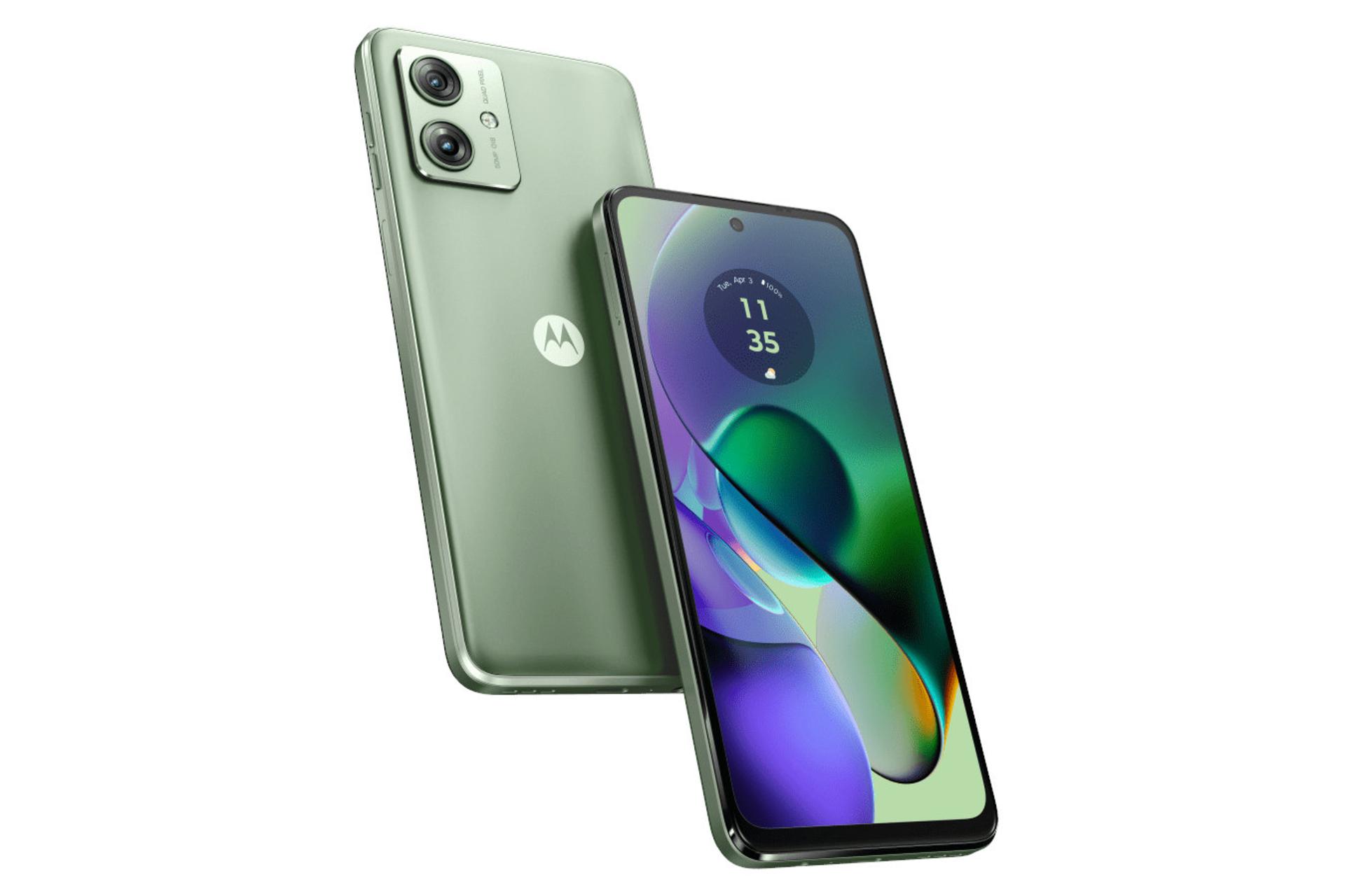 پنل جلو و پشت گوشی موبایل موتو G64 موتورولا سبز / Motorola Moto G64