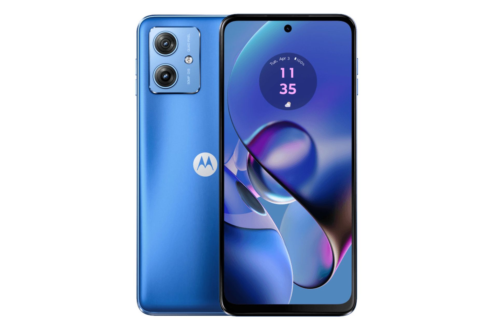 پنل جلو و پشت گوشی موبایل موتو G64 موتورولا آبی / Motorola Moto G64