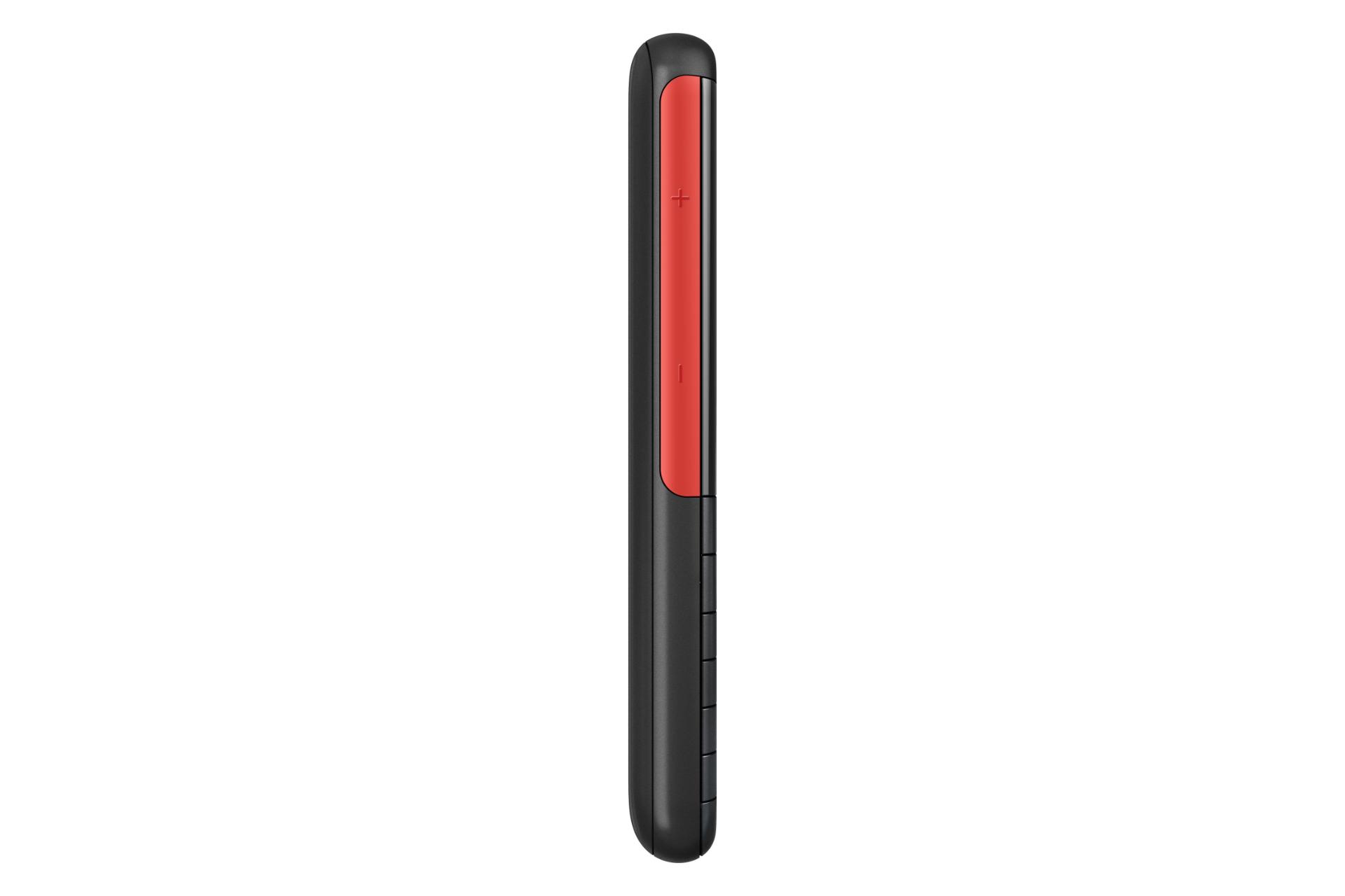 لبه کناری گوشی موبایل نوکیا 5310 نسخه 2024 مشکی و قرمز / Nokia 5310 2024